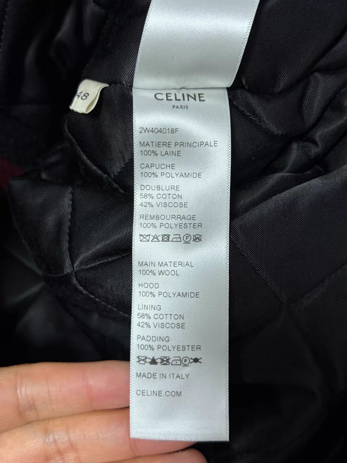 Celine Celine Wool Coat 48EU Near New Size US M / EU 48-50 / 2 - 6 Thumbnail
