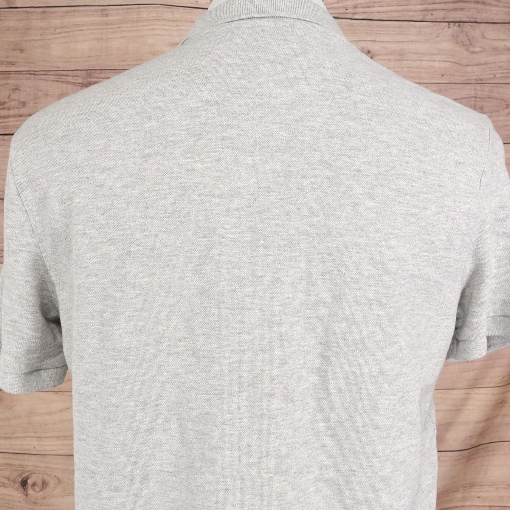 Express Express Polo Shirt Mens L Gray Solid 100% Cotton Knit Short Sleeve Shirt Mens Casual Business Size US L / EU 52-54 / 3 - 5 Thumbnail