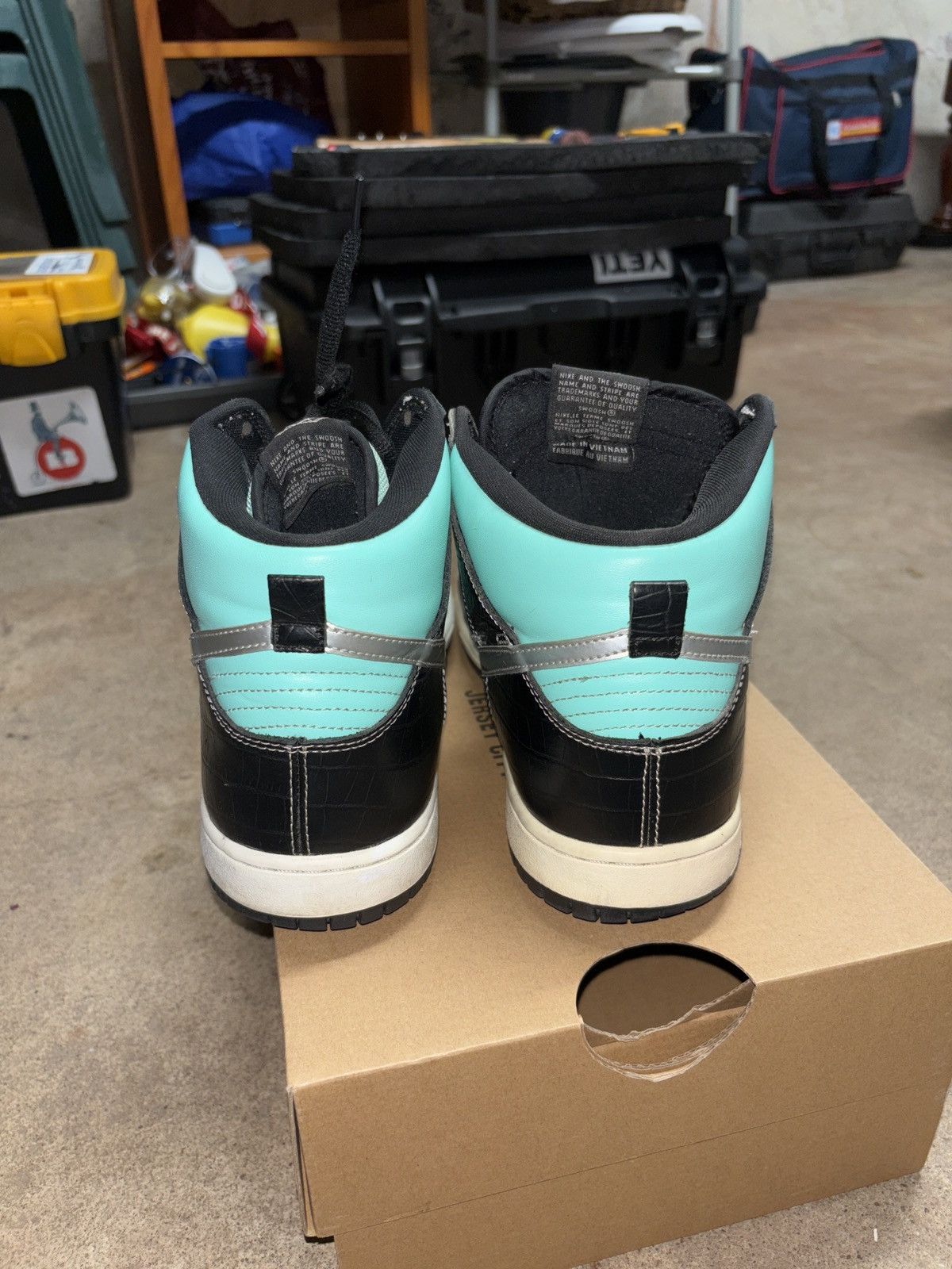 Diamond Supply Co. × Nike Nike Dunk High Premium SB 'Tiffany' Size US 11 / EU 44 - 10 Thumbnail