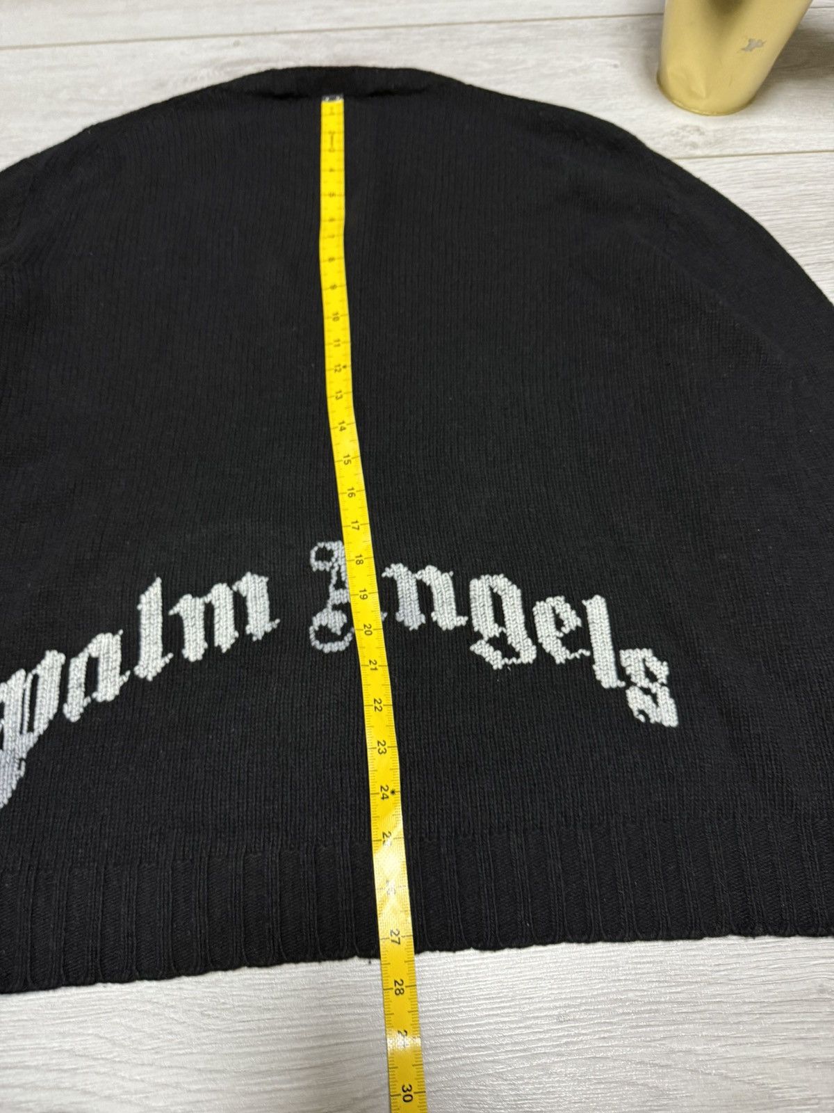 Palm Angels Palm Angels vintage spell out sweater big logo Size US XL / EU 56 / 4 - 14 Thumbnail