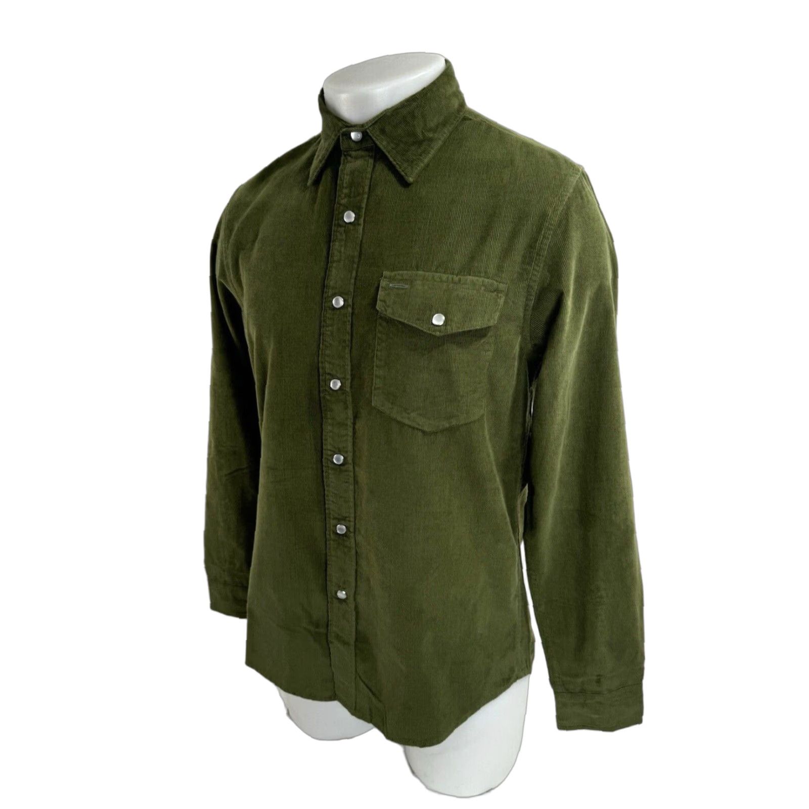 Vintage Criquet Austin - NEW w TAG - Corduroy Pearl Snap Western Mens S Shirt GreenVintage Western Shirt Mens S Corduroy Pearl Snap Criquet Austin Size US S / EU 44-46 / 1 - 1 Thumbnail
