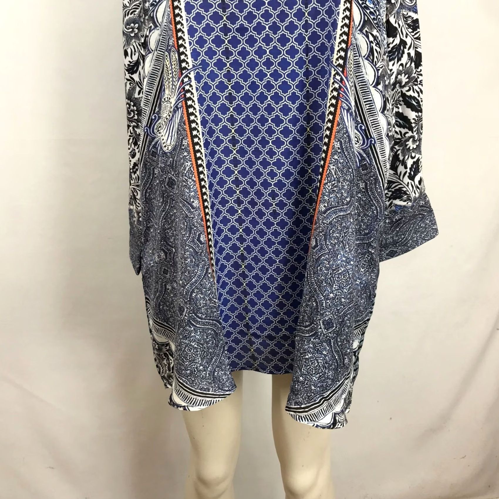 Vintage SAKKAS SHIRT Women 2XL Black Long Sleeve Collared Art To Wear Shirt Size XXL / US 16-18 / IT 52-54 - 3 Thumbnail