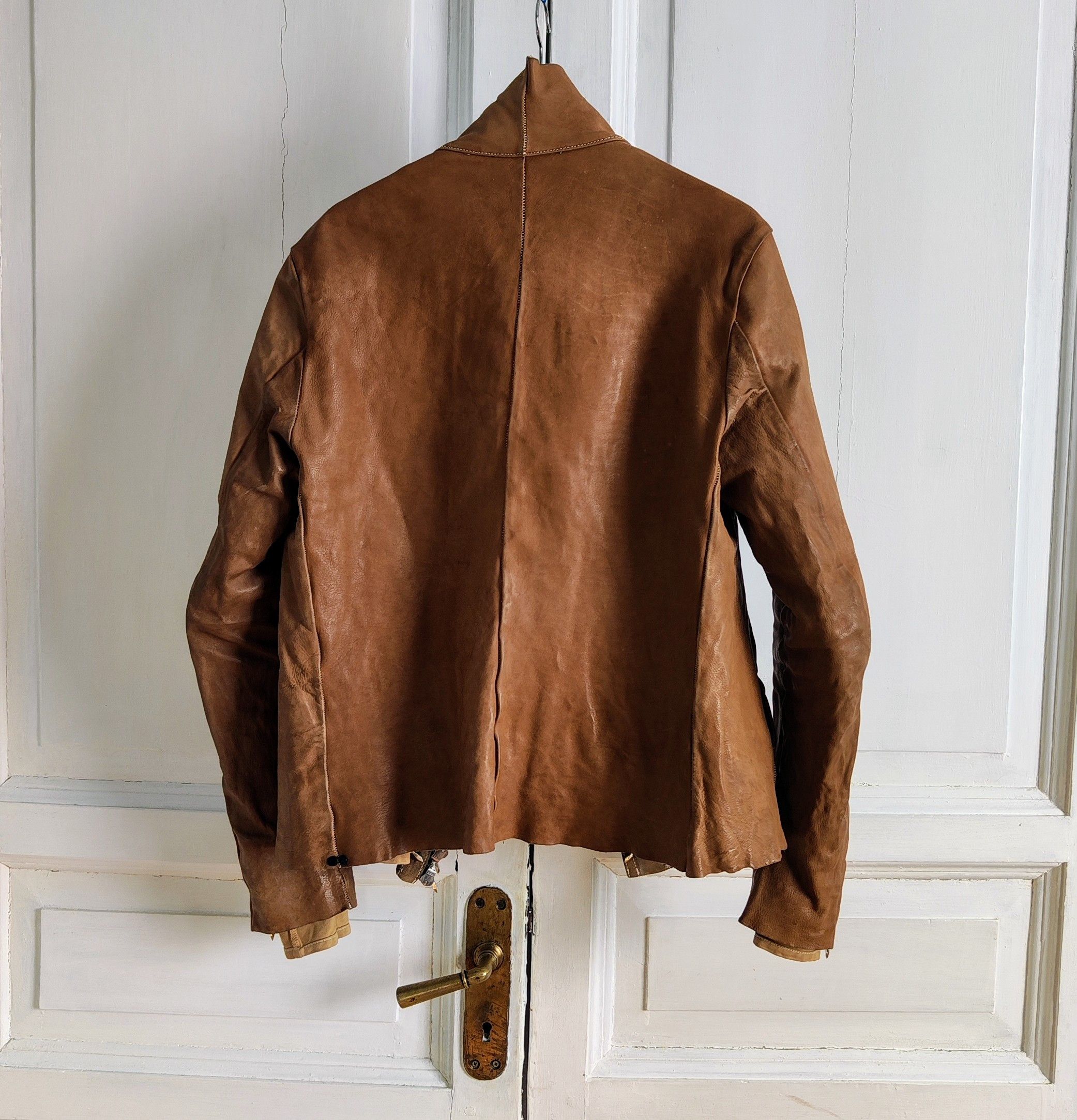 Incarnation Guidi leather gloved jacket.Like Guidi or Leon Blanck Size US L / EU 52-54 / 3 - 2 Thumbnail