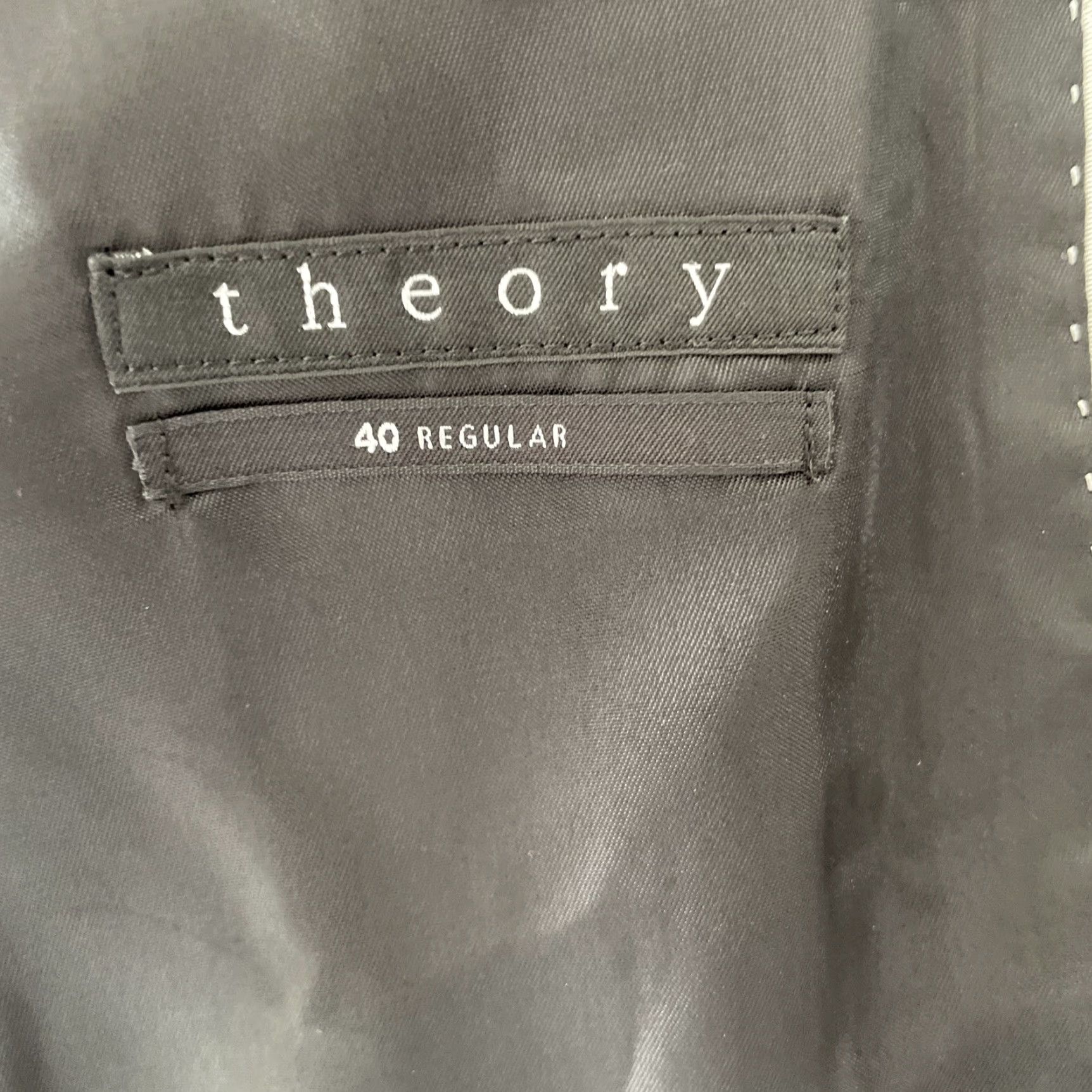 Theory Theory Blazer Mens 40R Slim Wool Gray Sport Coat Jacket Size 40R - 3 Thumbnail