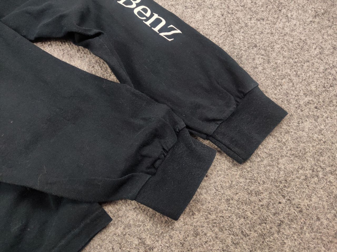Mercedes-Benz Vintage 90's Mercedes Benz Logo Long Sleeve Faded Black Size US M / EU 48-50 / 2 - 13 Thumbnail