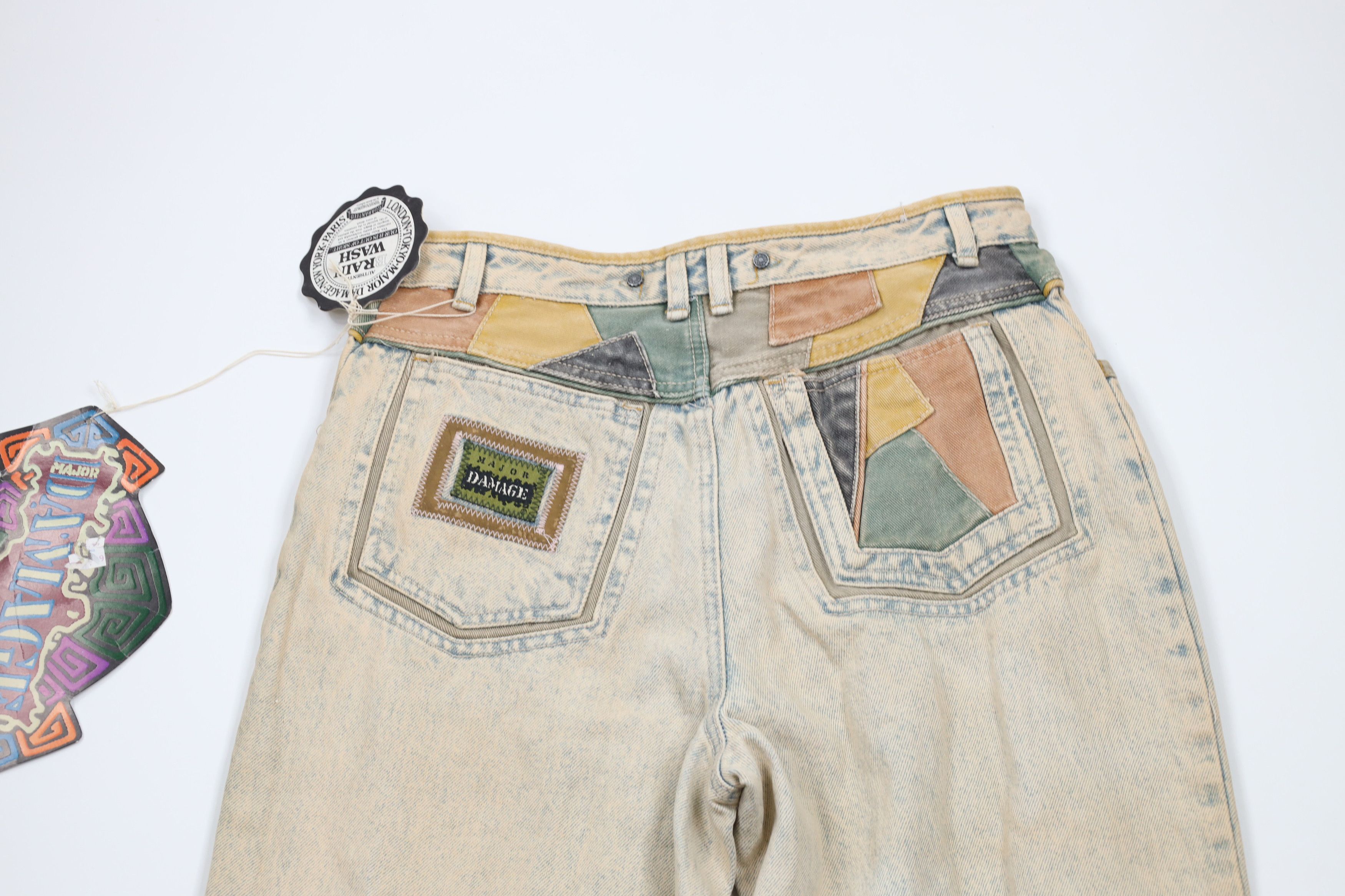 Vintage Deadstock Vintage 90s Streetwear Wash Flip Cuff Denim Jeans Size US 30 / EU 46 - 13 Thumbnail