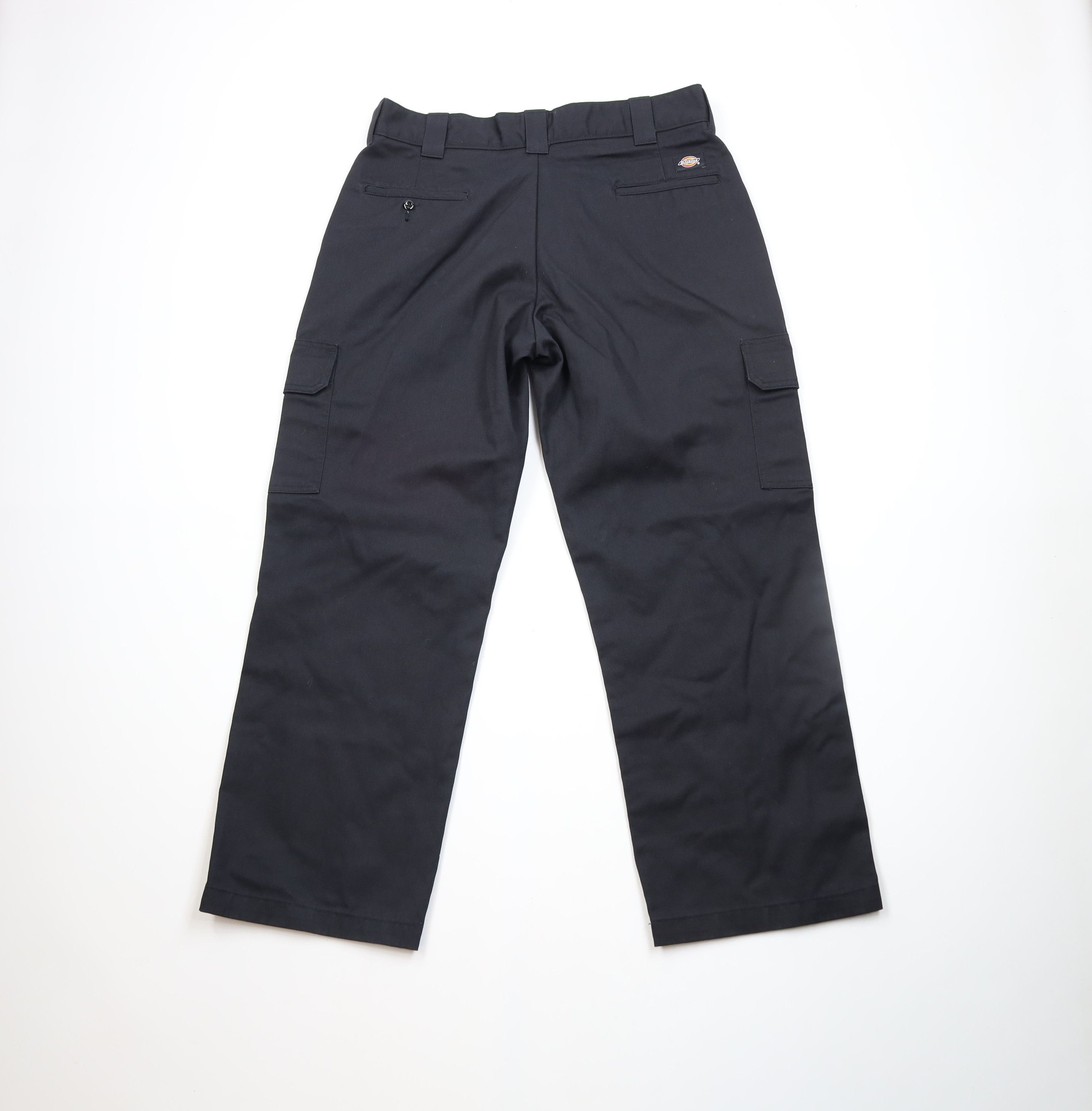 Dickies × Vintage Vintage Y2K Dickies Straight Wide Leg Cargo Pants Black Size US 36 / EU 52 - 11 Thumbnail