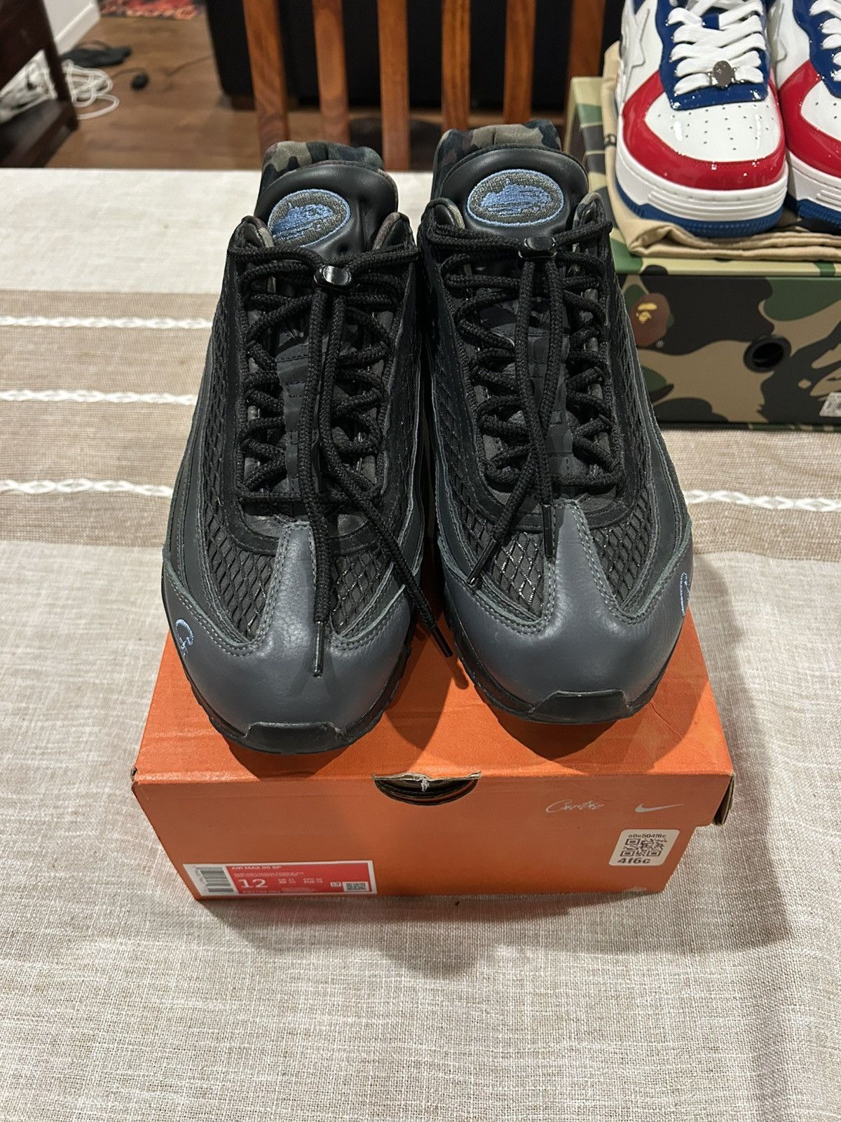 Corteiz × Nike Corteiz x Air Max 95 SP “Rules The World - Aegean Storm” Size US 12 / EU 45 - 2 Thumbnail