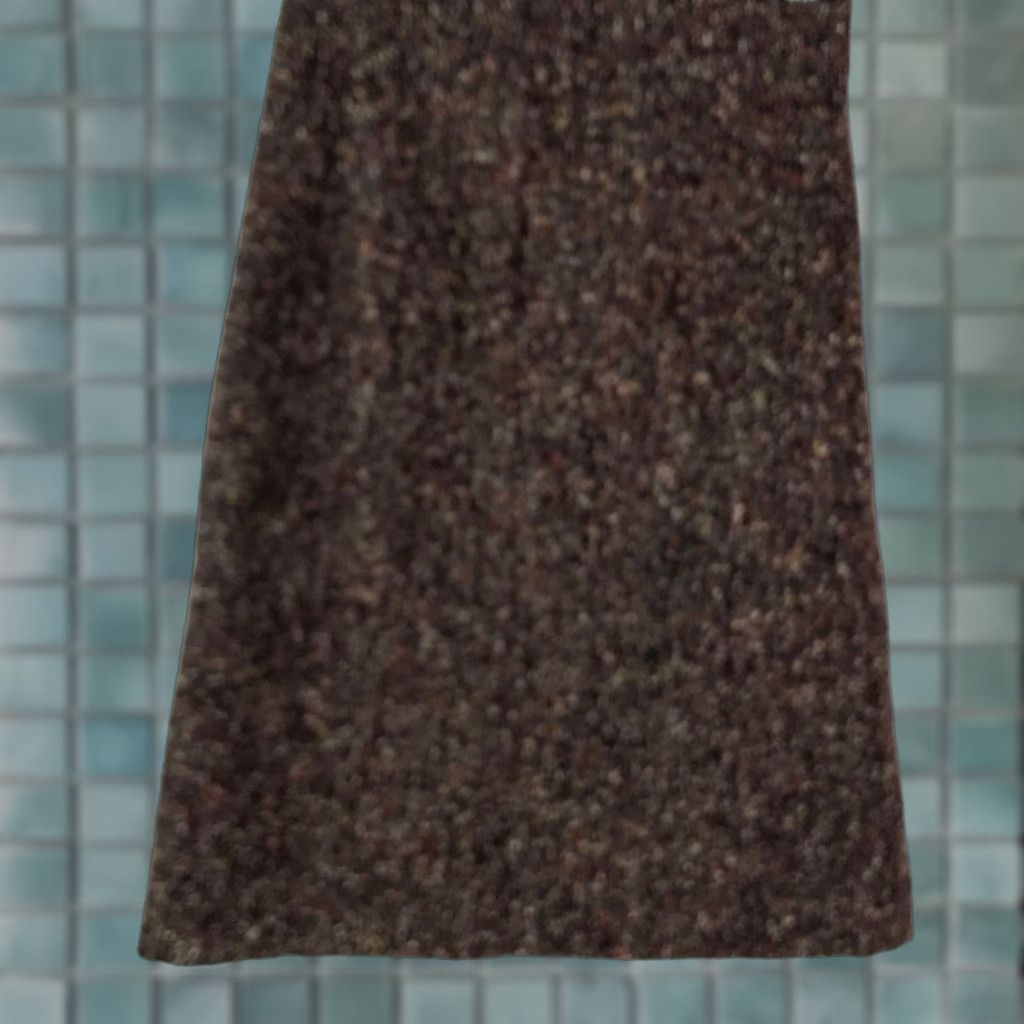 Vintage Vintage Womens Wool Blend Brown A Line Skirt Size M Size 32" / US 10 / IT 46 - 1 Thumbnail