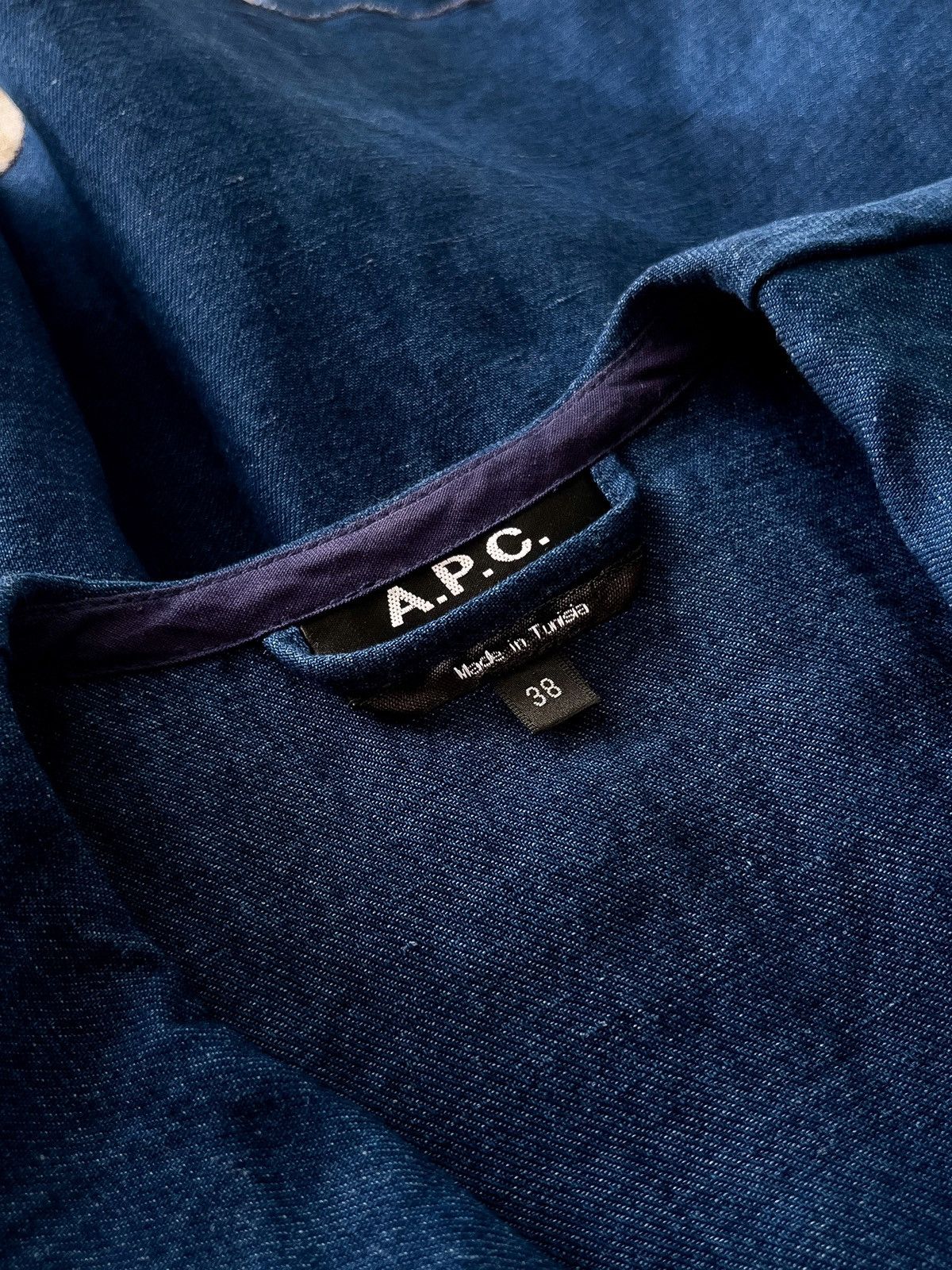 A.P.C. A.P.C. Indigo Denim Wrap Dress Size M / US 6-8 / IT 42-44 - 1 Thumbnail