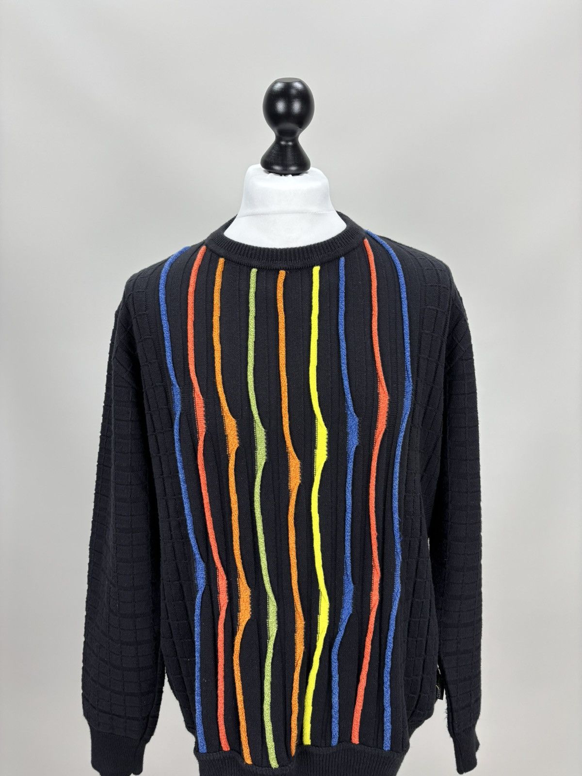 Carlo Colucci Mens sweater Carlo Colucci Size XL Color Multicolor Size US XL / EU 56 / 4 - 2 Thumbnail