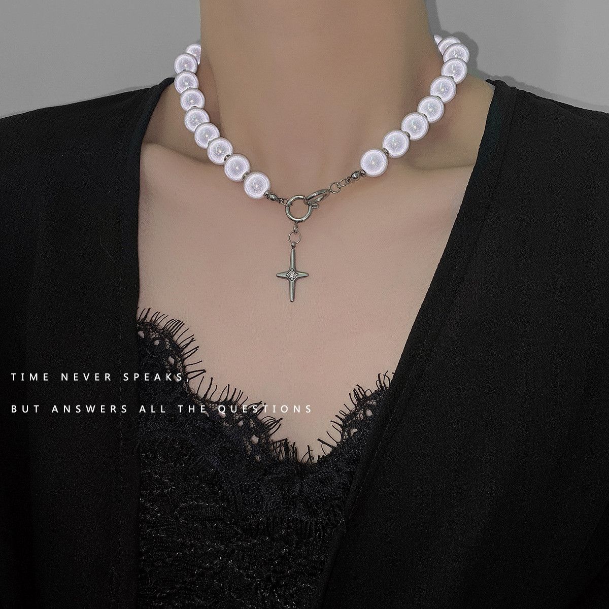 Other Cross Hip-hop STEAL! Y2K Chains Necklace Chain Size ONE SIZE - 1 Thumbnail