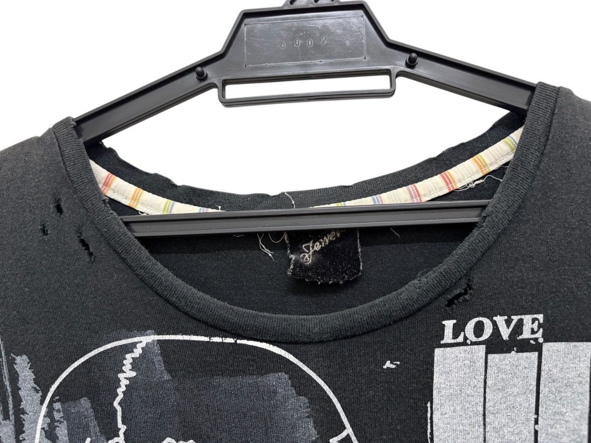 Japanese Brand RARE JEWELS 🇯🇵 THRASH DISTRESSED PUNK DESIGN BLACK FLAG LOGO Size US L / EU 52-54 / 3 - 7 Thumbnail