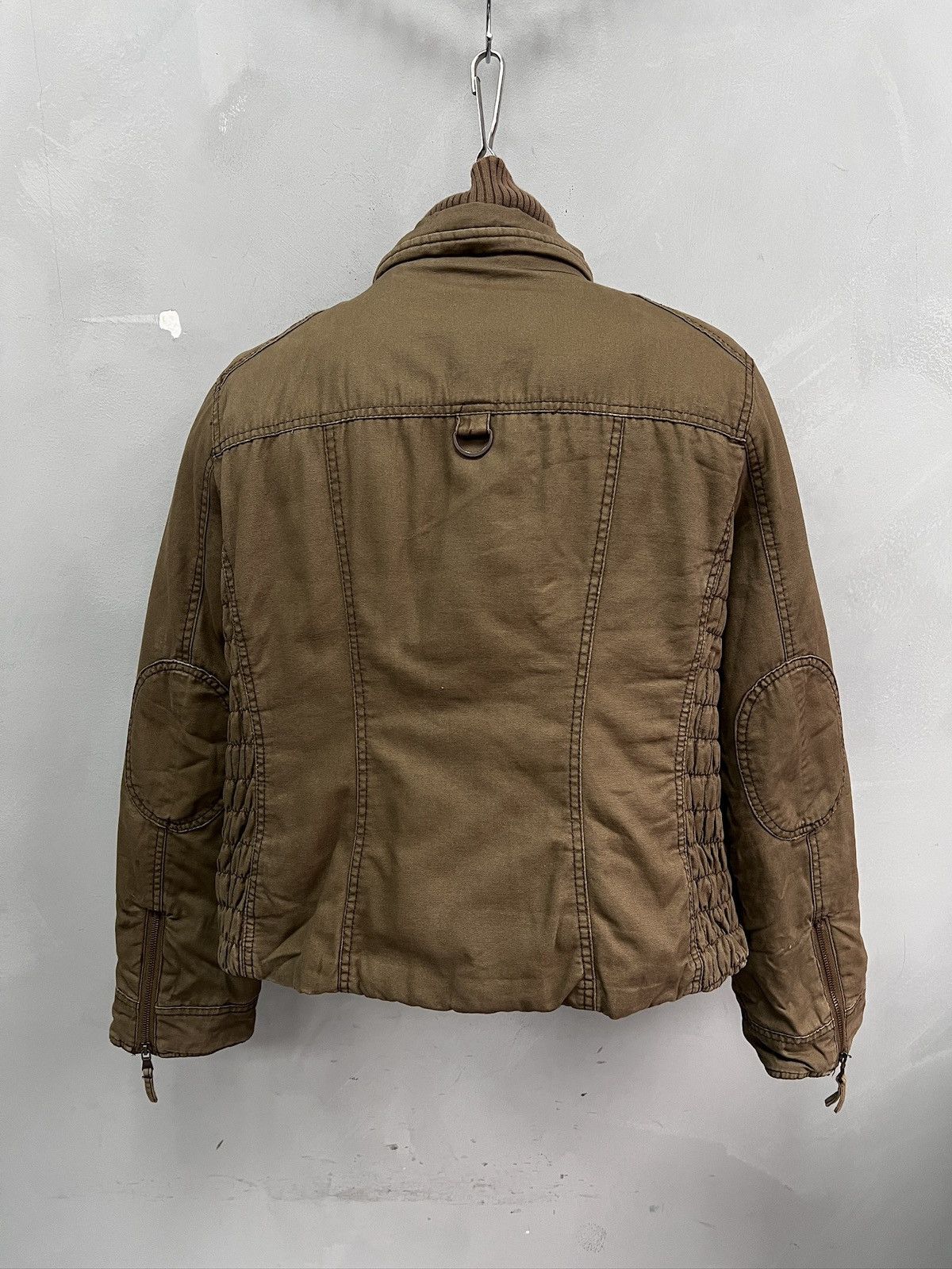 Junya Watanabe Brown washed distressed canvas jacket zipper Watanabe style Size US XL / EU 56 / 4 - 7 Thumbnail