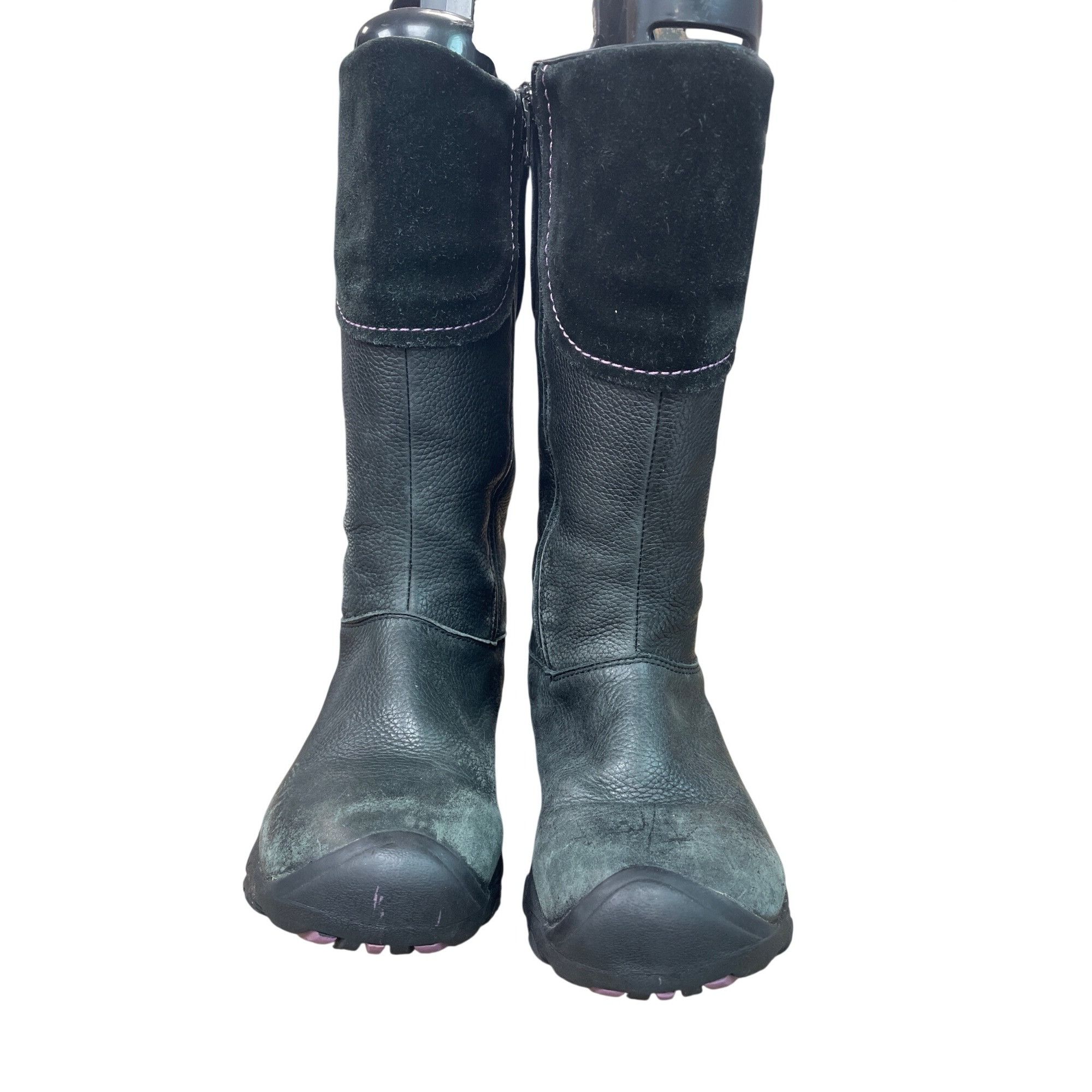 KEEN Keen Womans Black Leather Suede Waterproof Winter Boots Sz 4 Size US 4 / IT 34 - 10 Thumbnail