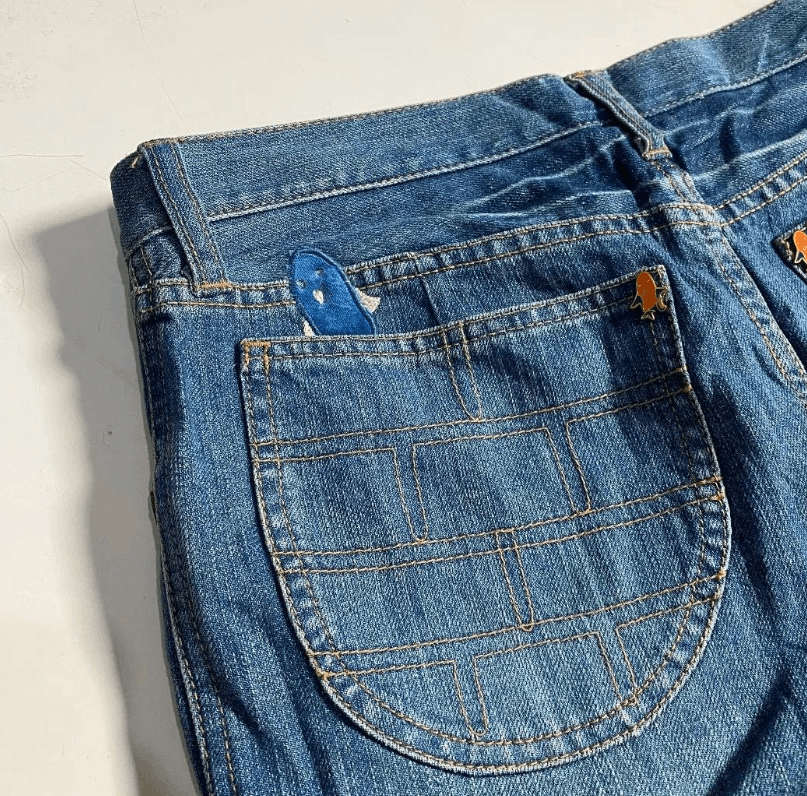 Tsumori Chisato Tsumori Chisato Embroidery Jorts Size US 31 - 8 Thumbnail