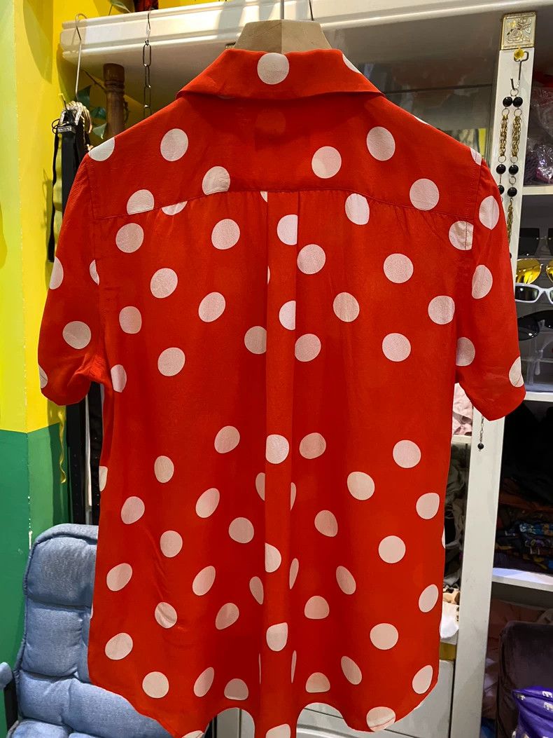 Comme des Garcons Comme Des Garcons Polka dot silk short sleeved shirt 2506-N Size M / US 6-8 / IT 42-44 - 3 Thumbnail