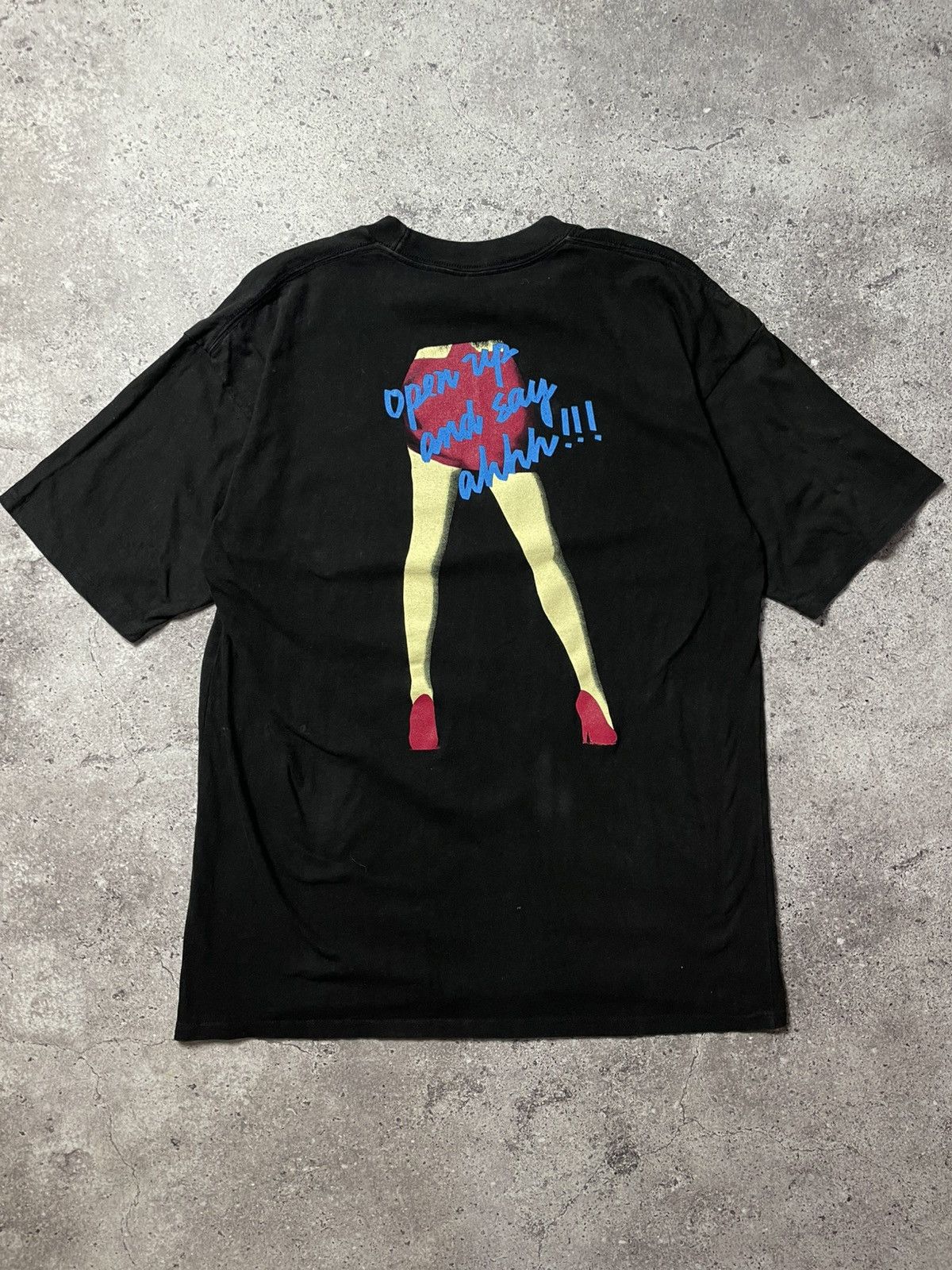 Band Tees Vintage Poison Open Up and Say Ahh Tour T-Shirt Size US XL / EU 56 / 4 - 5 Thumbnail