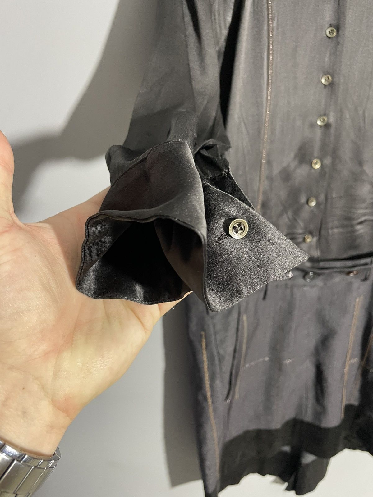 Marithe + Francois Girbaud Marithe+Francois Gibraud Avant Garde Dark Dress size S Size S / US 4 / IT 40 - 11 Thumbnail