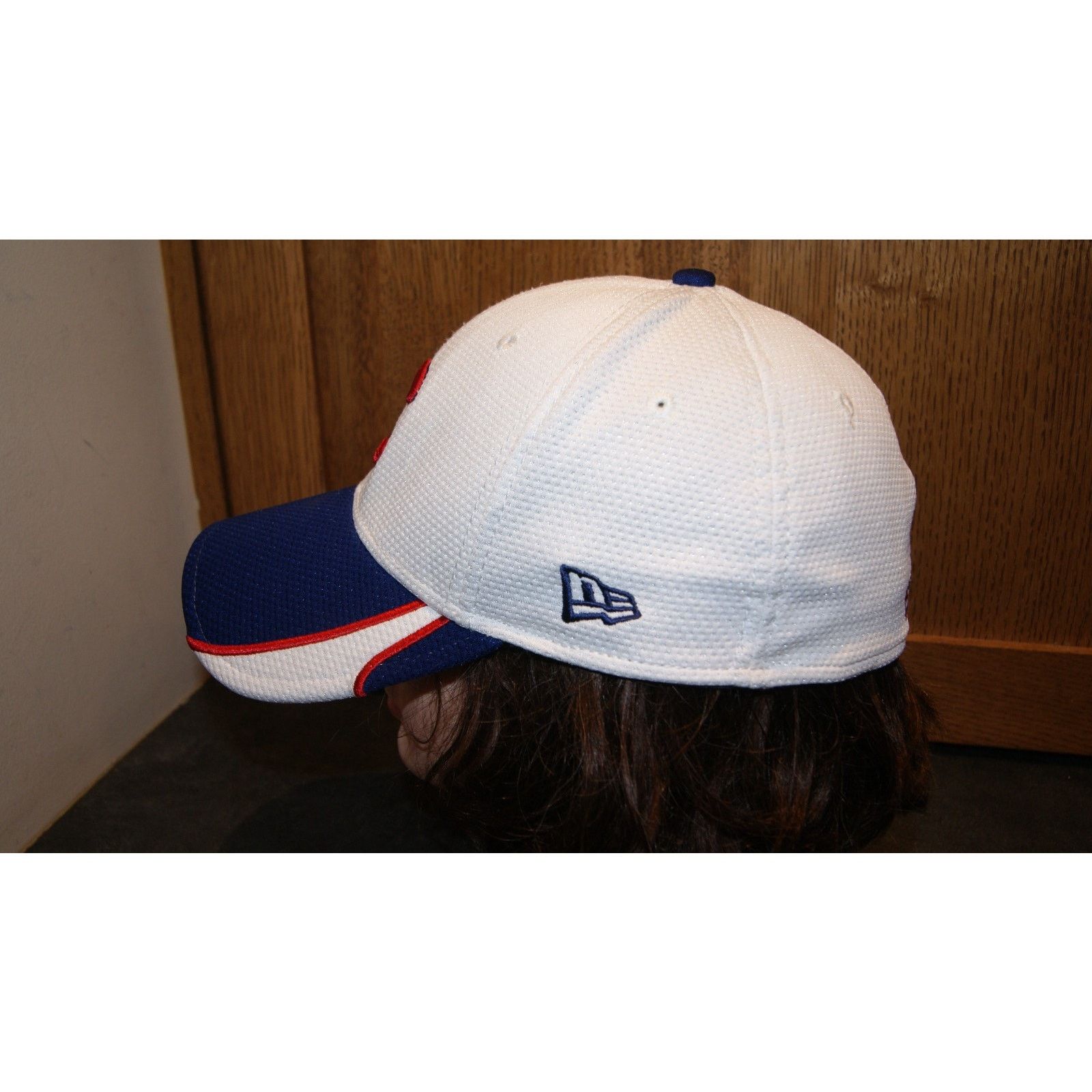 New Era VTG Y2K Chicago Cubs New Era S/M Fitted Hat Cap White Blue Size ONE SIZE - 4 Thumbnail