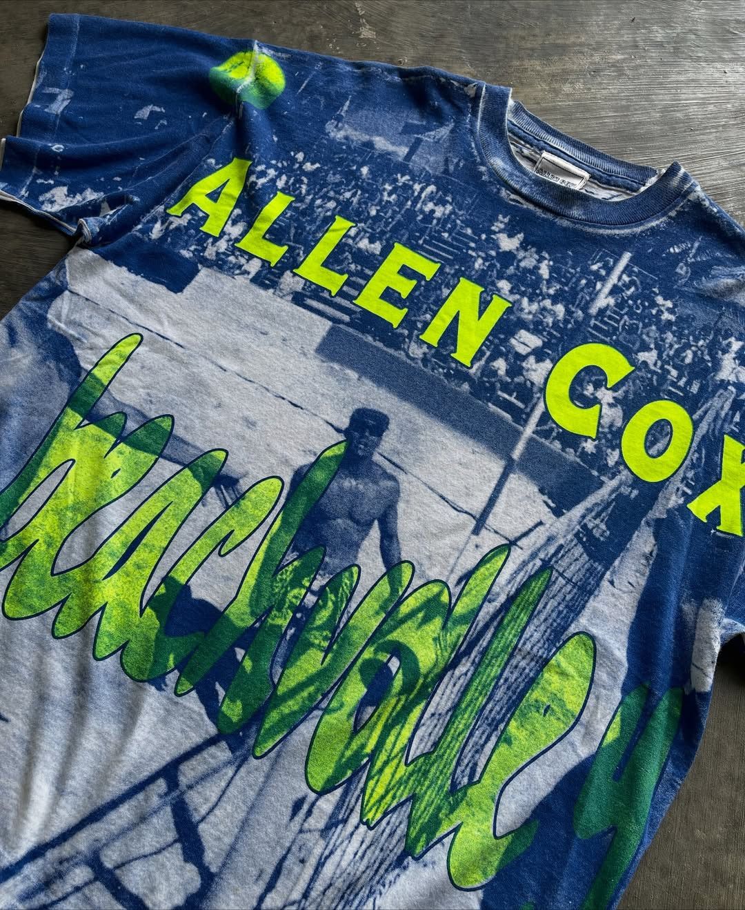 Vintage Allen Cox Beachvolley Tee Size US L / EU 52-54 / 3 - 3 Thumbnail