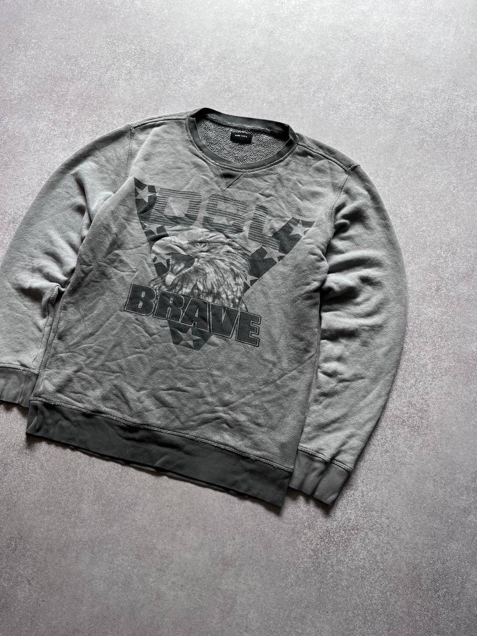 Diesel Vintage Diesel Brave Eagle Boxy Sweatshirt Y2K M Size US M / EU 48-50 / 2 - 3 Thumbnail