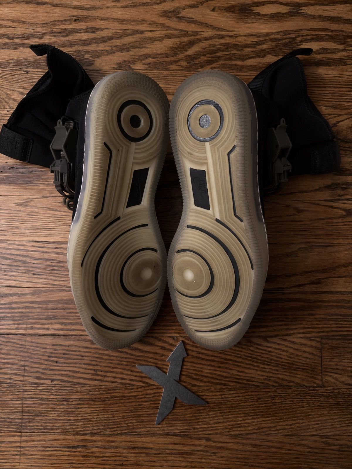 Acronym × Nike Acronym x Nike Black/Olive Downtown AF1 Size US 9 / EU 42 - 6 Thumbnail