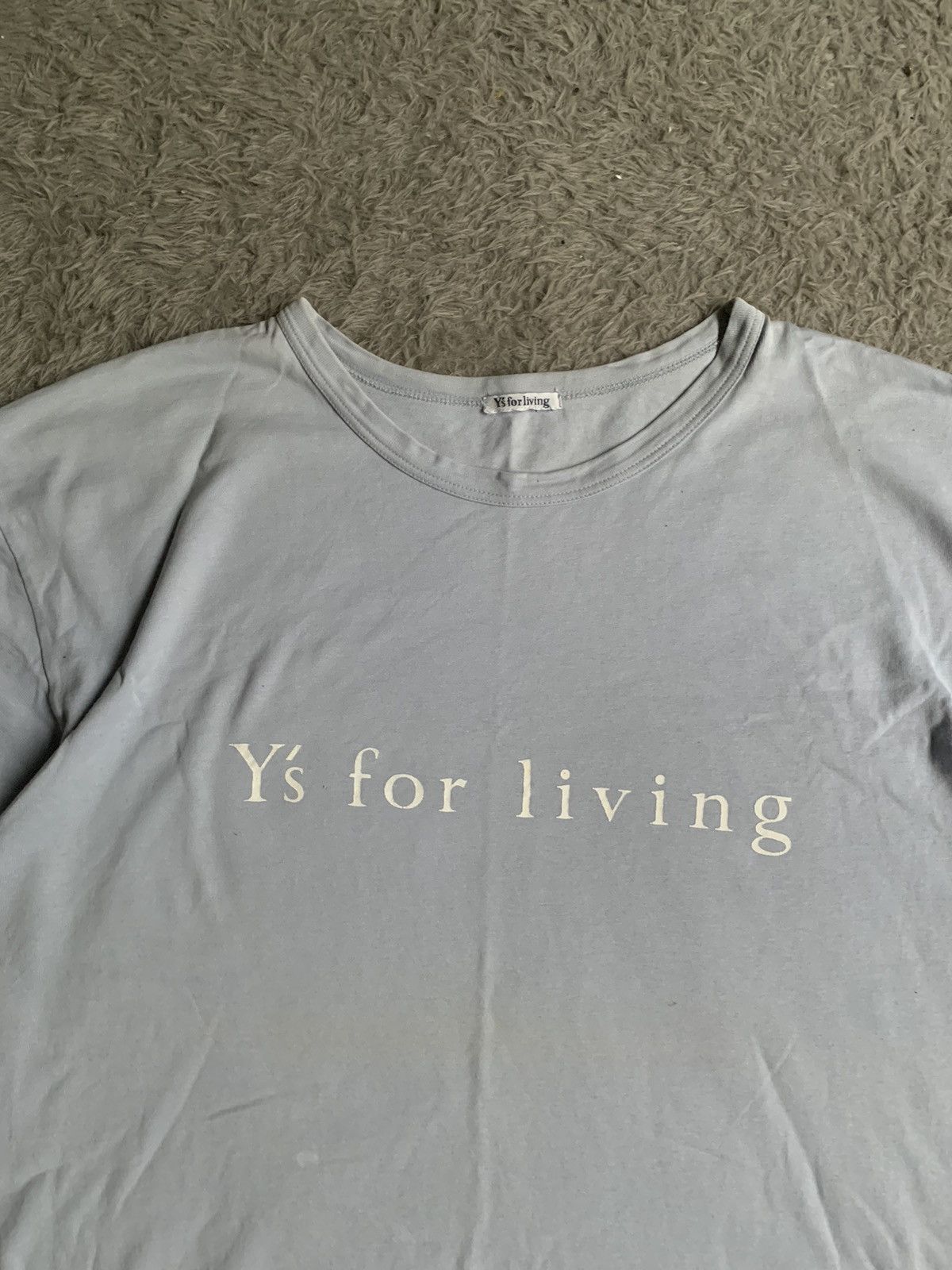 Japanese Brand × Vintage × Yohji Yamamoto Vintage 80s Ys for Living Yohji yamamoto Tee Size US M / EU 48-50 / 2 - 2 Thumbnail