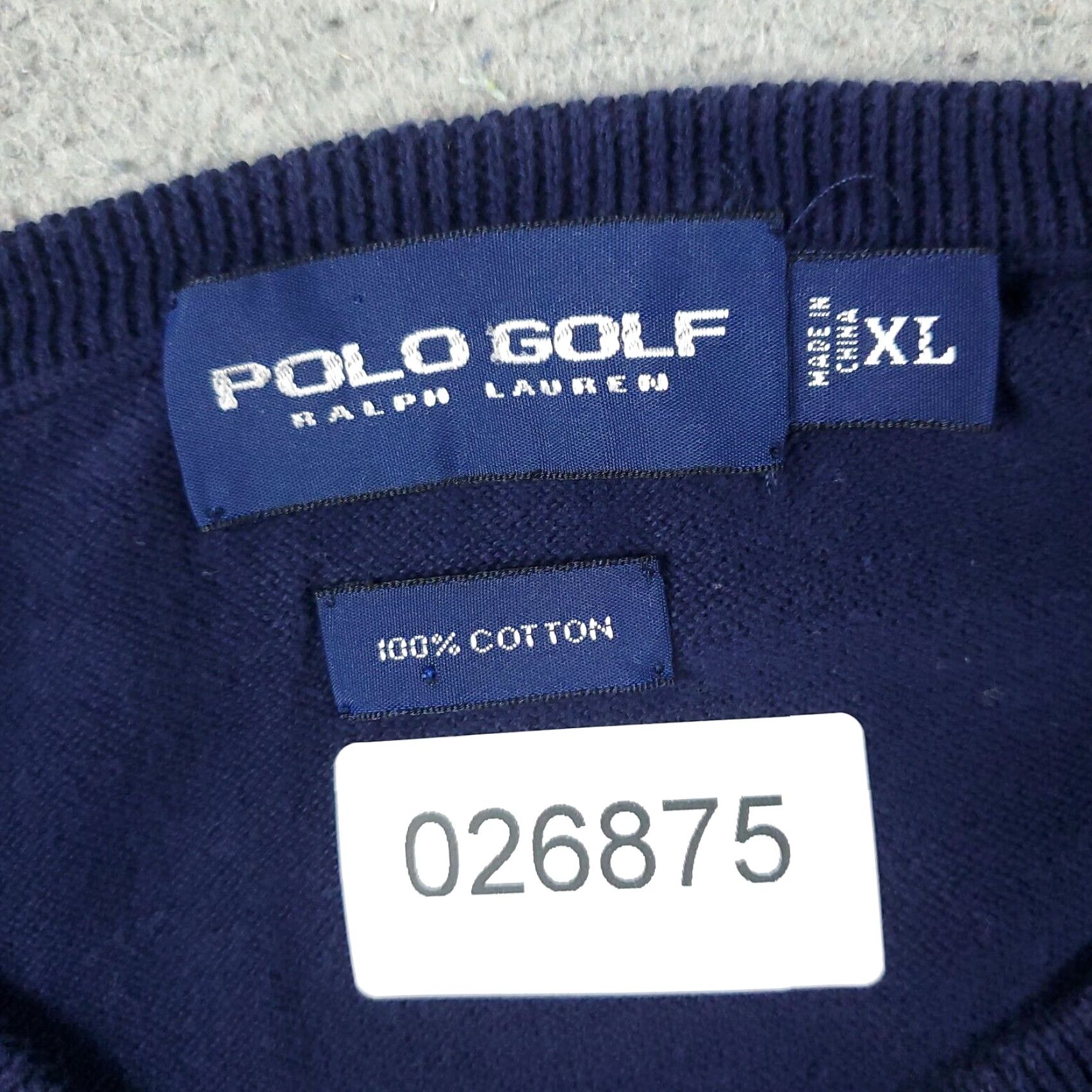 Polo Ralph Lauren Polo Ralph Lauren Vest Mens XL Blue V Neck Golf Casual Sweater Size US XL / EU 56 / 4 - 7 Thumbnail
