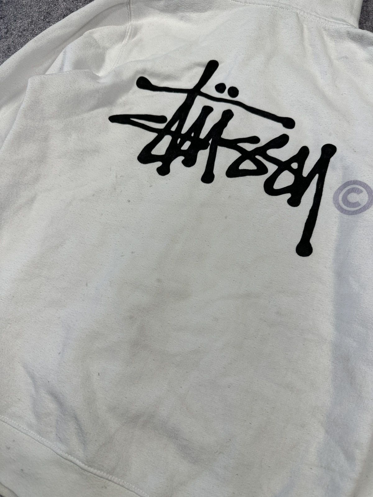 Stussy Vintage Stussy Zip Hoodie Back Logo Streetwear Rare Casual S Size US S / EU 44-46 / 1 - 9 Thumbnail