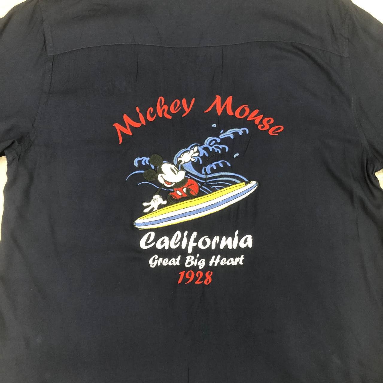 Disney × Vintage T493 RARE MICKEY MOUSE BOWLING SHIRTS Size US XL / EU 56 / 4 - 5 Thumbnail