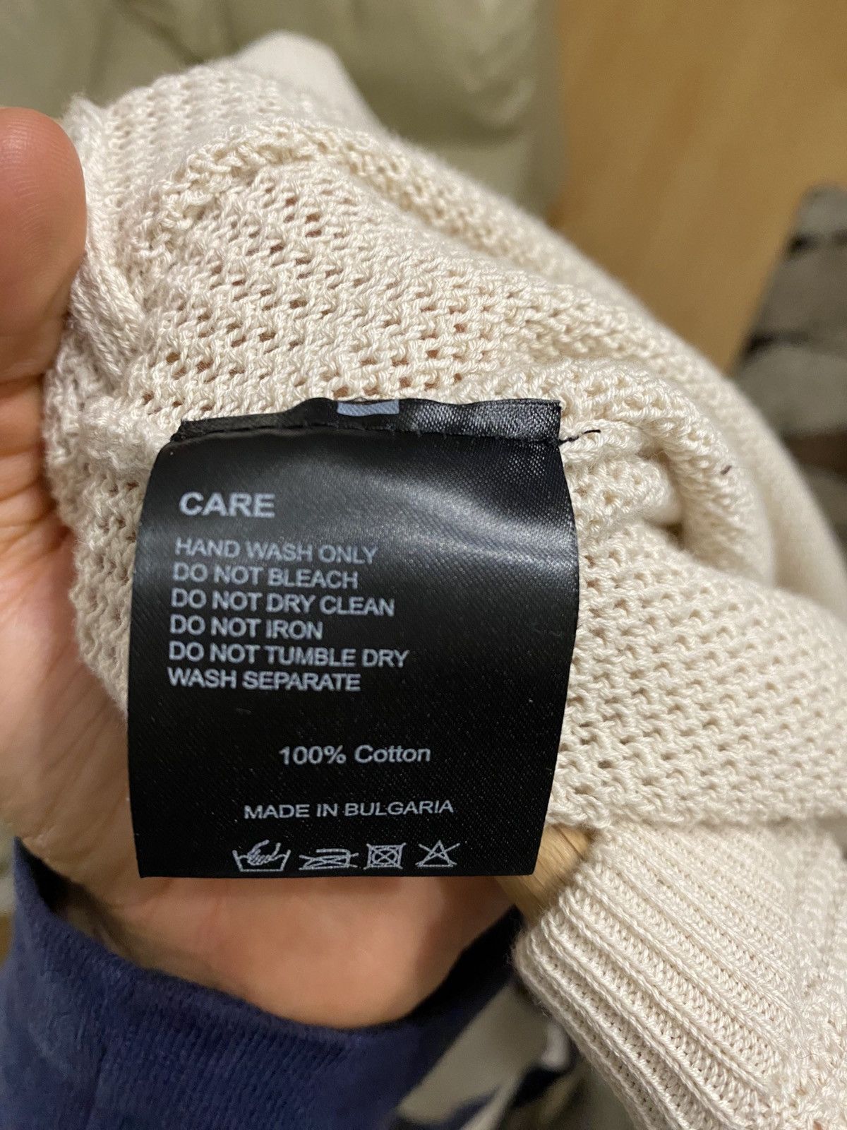 Askyurself ASKYURSELF Raw Banned Crochet Crew Size US L / EU 52-54 / 3 - 6 Thumbnail