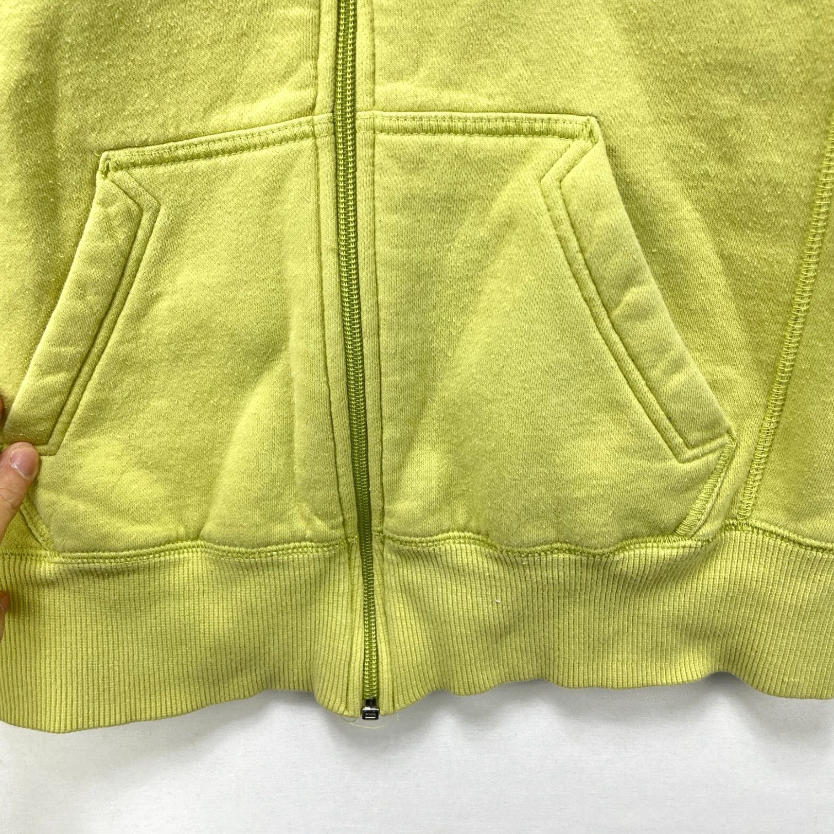 Nike VINTAGE Nike Zip-Up Hoodie Swoosh Tonal Women's M Green Hoodie Size M / US 6-8 / IT 42-44 - 3 Thumbnail