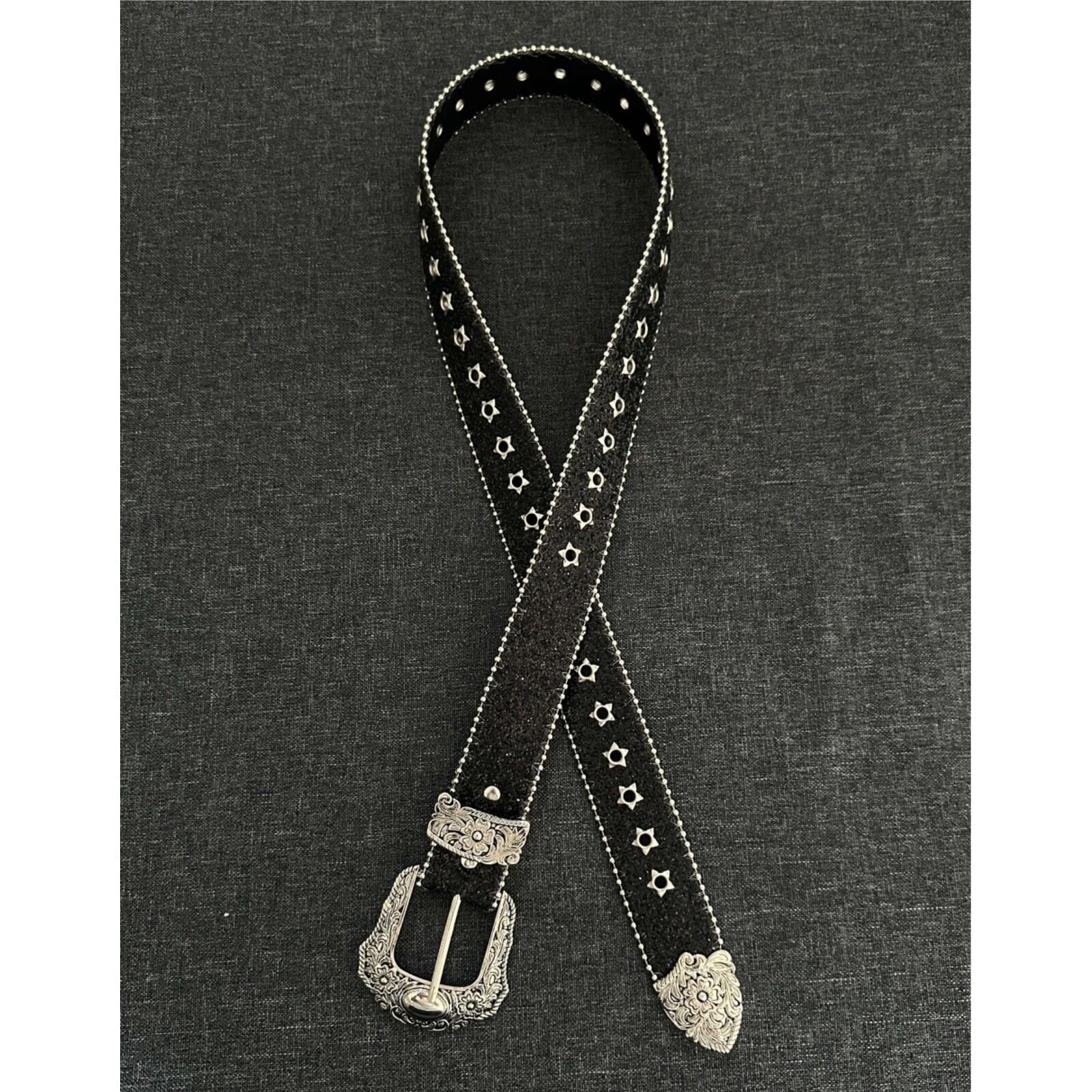 Other Black Galaxy Diamond Stud Belt | Y2K Silver Street Size ONE SIZE - 1 Thumbnail
