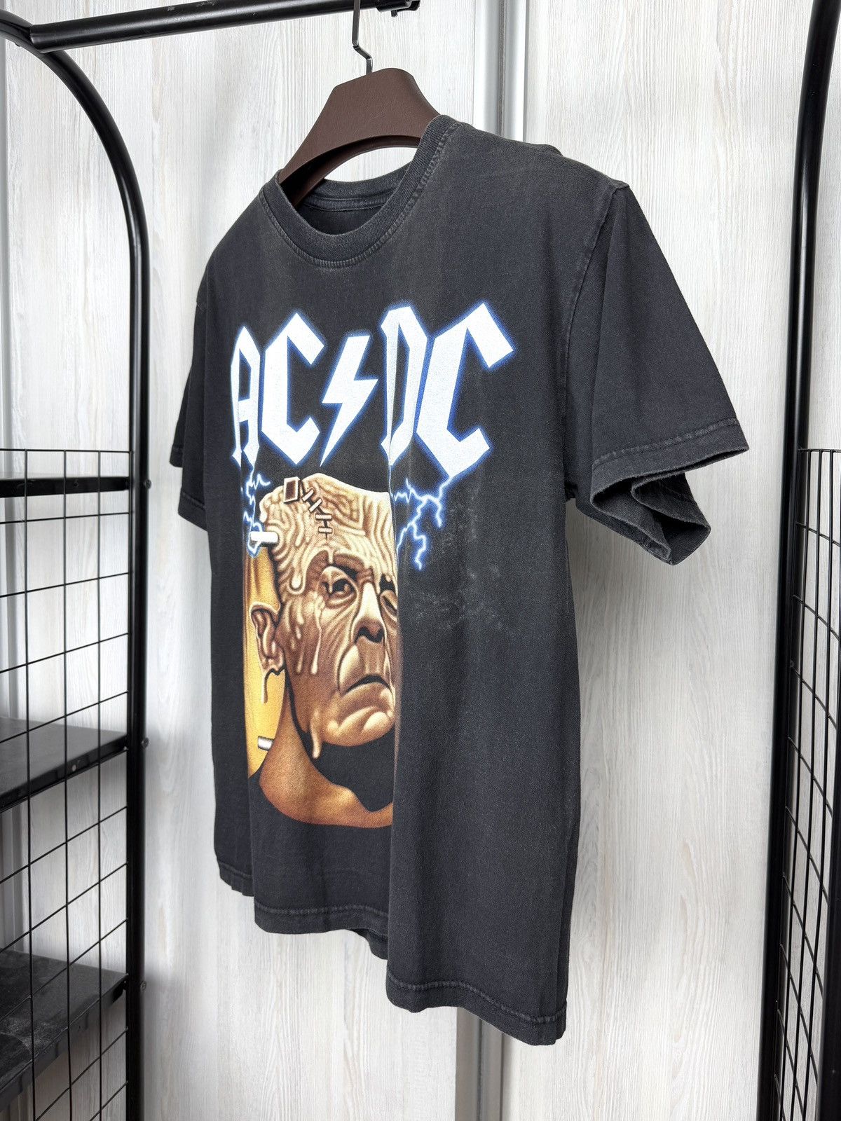 AC/DC VINTAGE 90s AC/DC "MELTDOWN FRANKENSTEIN'S MONSTER" BAND Tee Size US L / EU 52-54 / 3 - 6 Thumbnail