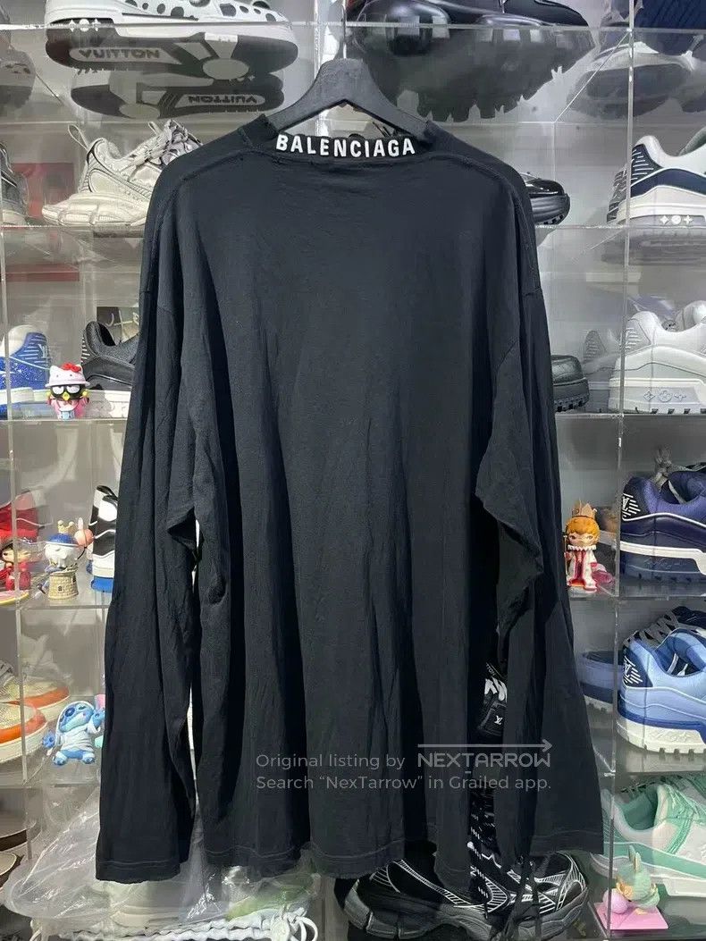 Balenciaga Balenciaga Black Short Sleeve T-Shirt Size US M / EU 48-50 / 2 - 5 Thumbnail