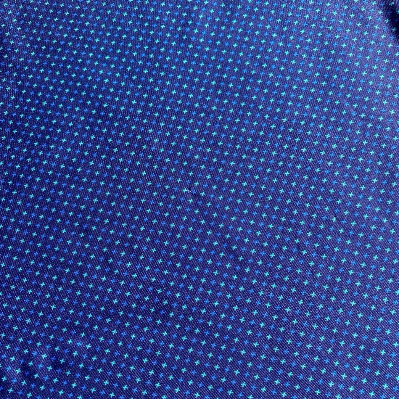 Peter Millar Peter Millar Summer Comfort Polo Shirt Stretch Blue Tiny X Print Men's XL Size US XL / EU 56 / 4 - 5 Thumbnail