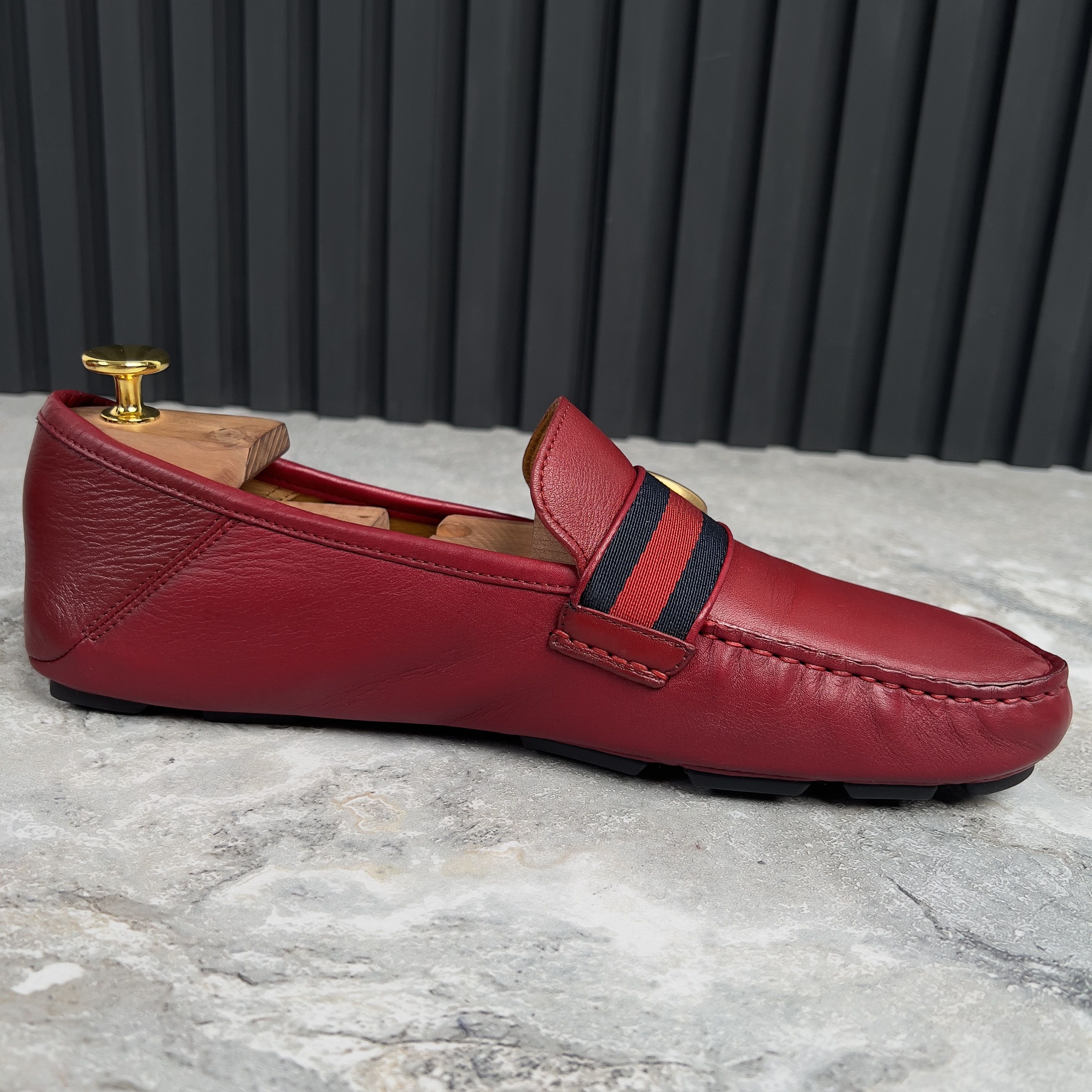 Gucci Gucci Marmont Double GG Web Driving Moccasin Leather Size US 8.5 / EU 41-42 - 9 Thumbnail