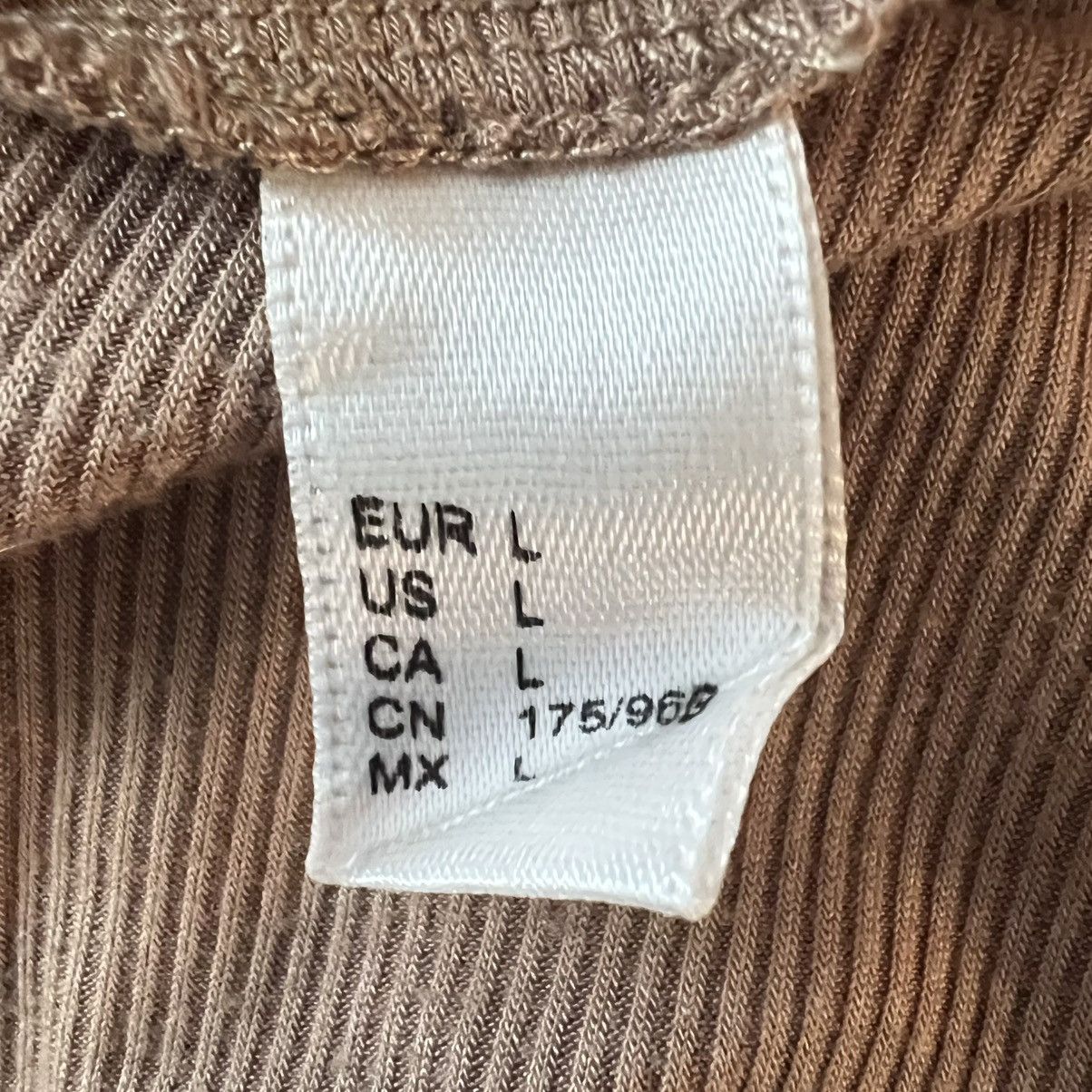 Other Neutral ribbed long-sleeve bodysuit Size L / US 10 / IT 46 - 3 Thumbnail