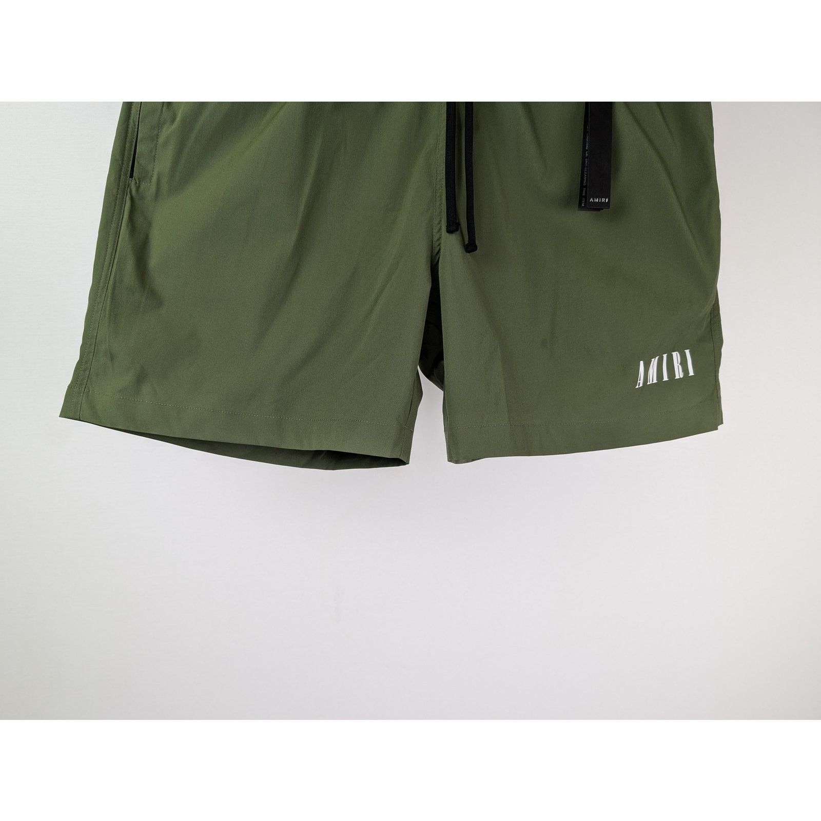 Amiri o1rshd1 Core Logo Swimtrunk Swim Wear Shorts Military Green Size US 30 / EU 46 - 3 Thumbnail