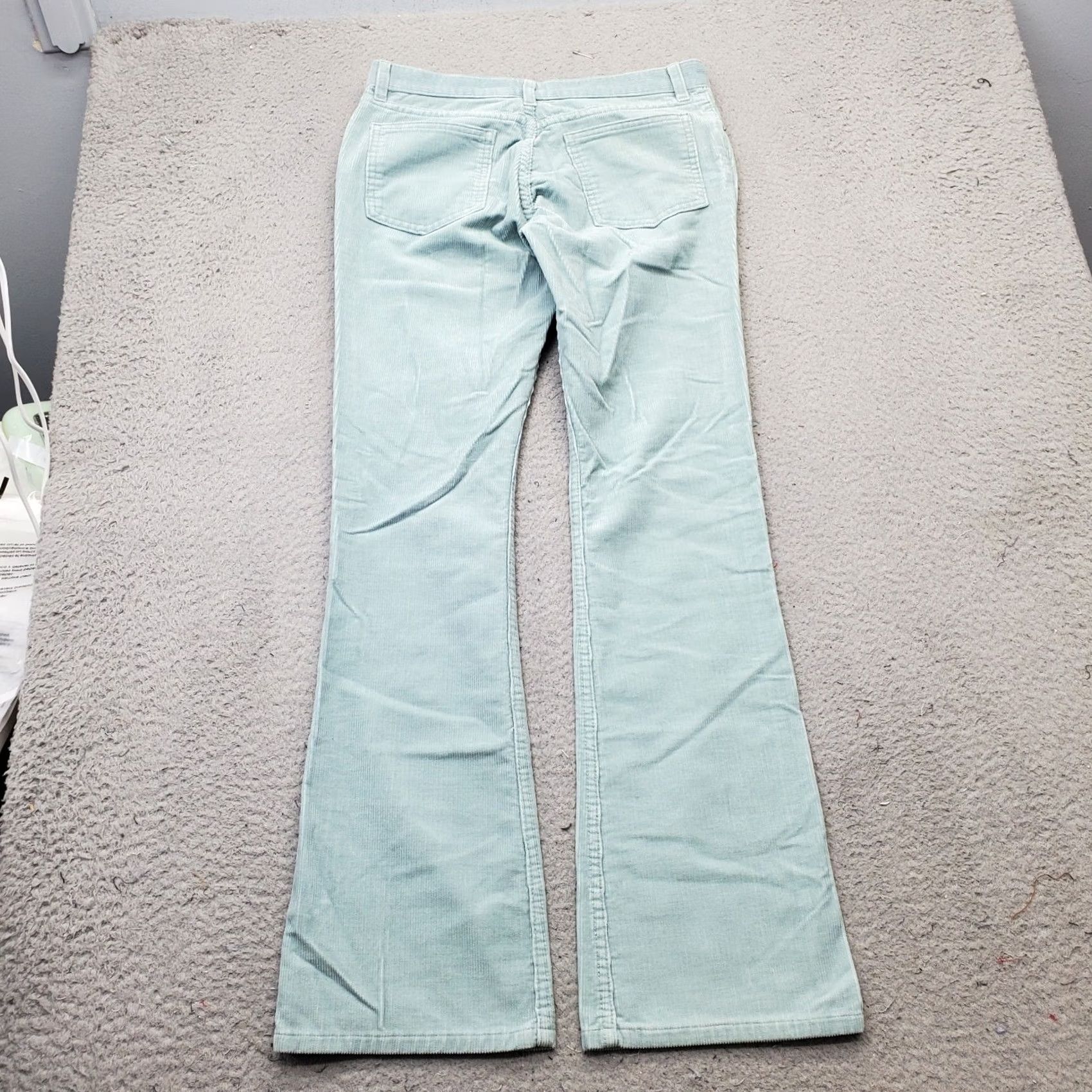 Juicy Couture Juicy Couture Womens Corduroy Bootcut Pants 28 Green 5-Pockets Streetwear USA Size 28" / US 6 / IT 42 - 2 Thumbnail
