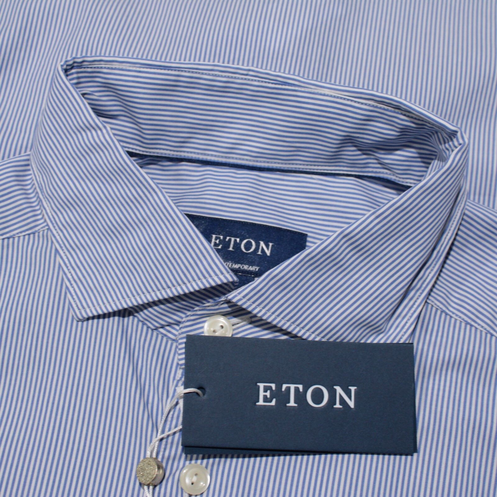 Eton New with tags Shirt Size L US In Blue