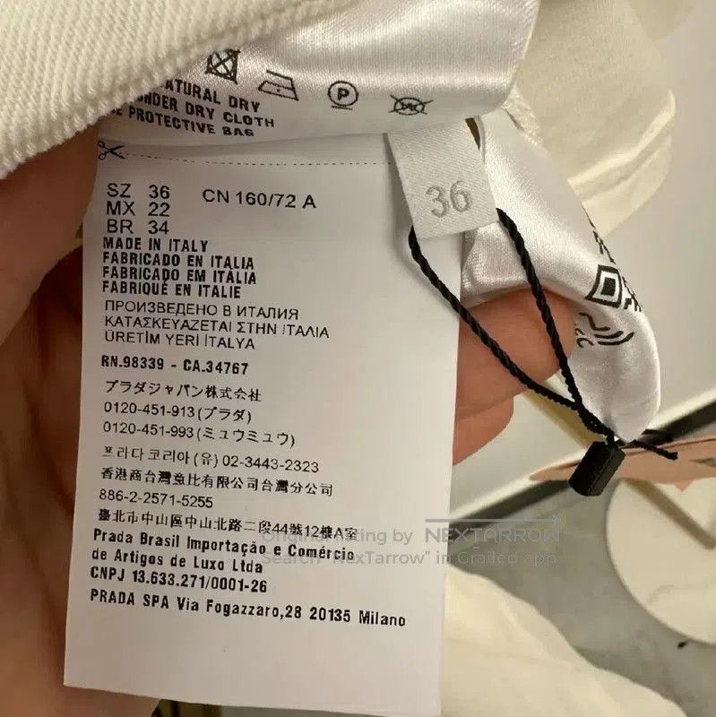 Miu Miu Miu Miu White Cotton Jacket for Women . Size M / US 6-8 / IT 42-44 - 5 Thumbnail