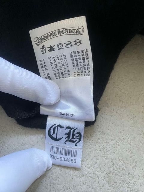 Chrome Hearts CHROME HEARTS Vertical Logo Glitter Zip Hoodie Size US M / EU 48-50 / 2 - 7 Thumbnail