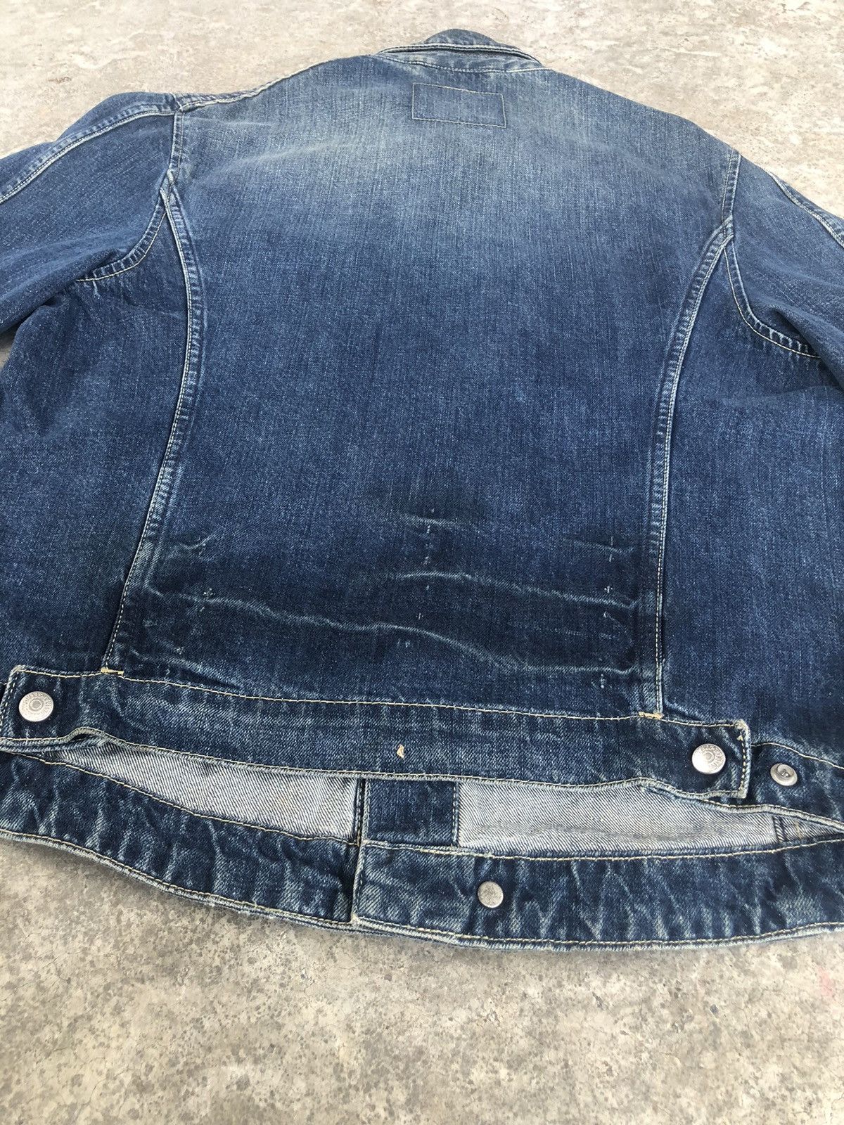 Levi's Y2k Levis Engineered Type 1 Denim Jacket Distressed Size US L / EU 52-54 / 3 - 13 Thumbnail