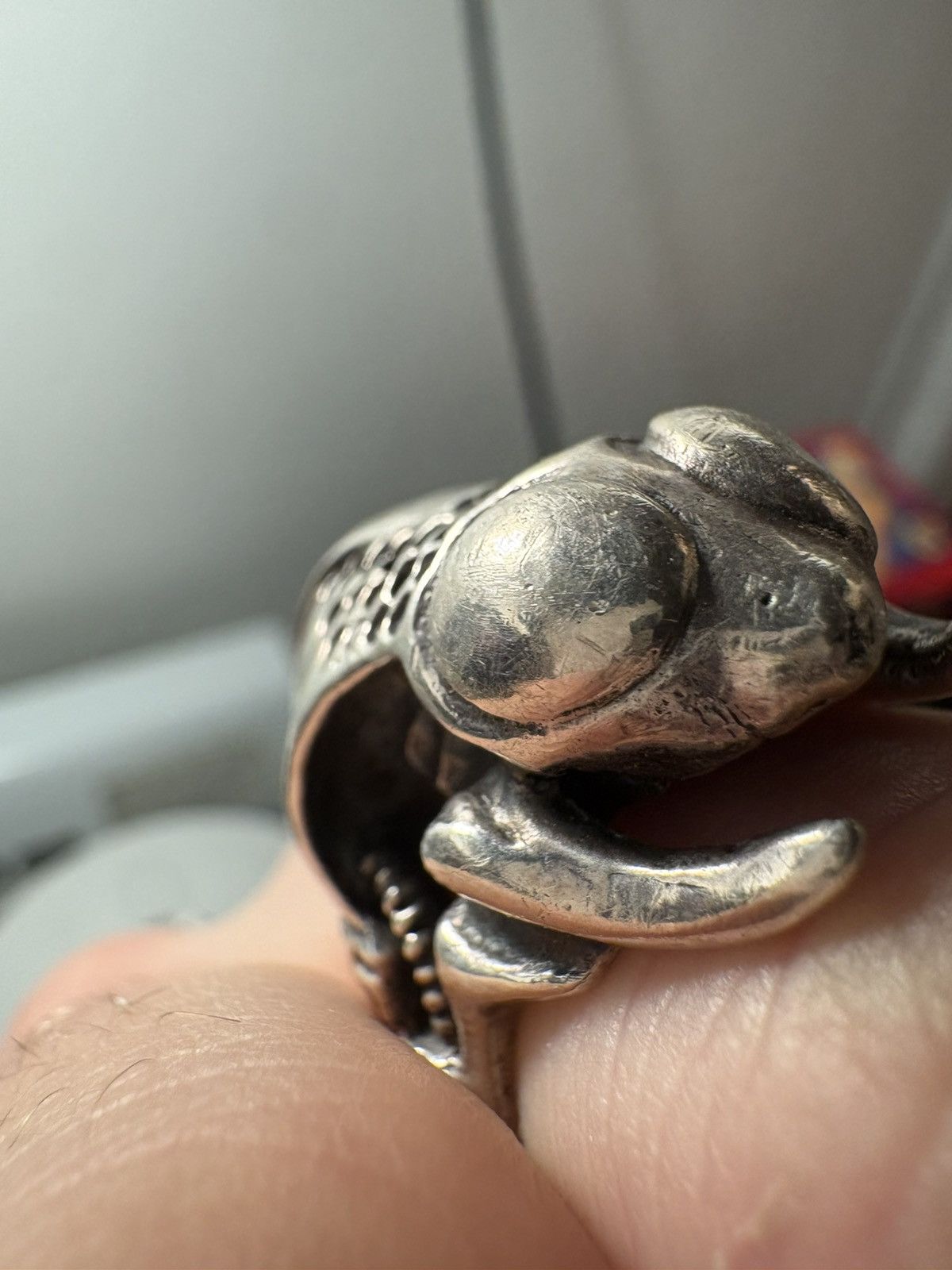 Other Crazy pig lo don silver biomechanl bug ring Size ONE SIZE - 6 Thumbnail
