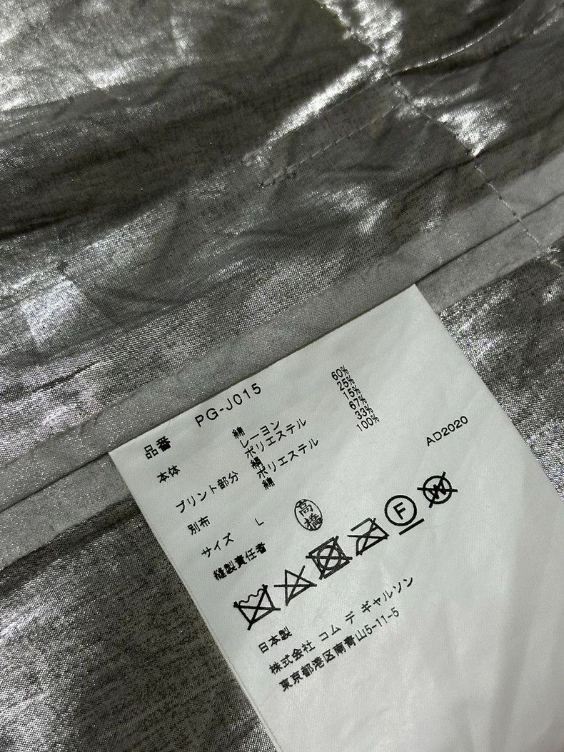 Comme des Garcons Comme Des Garcons Silver-lined pleated suit Size US L / EU 52-54 / 3 - 3 Thumbnail