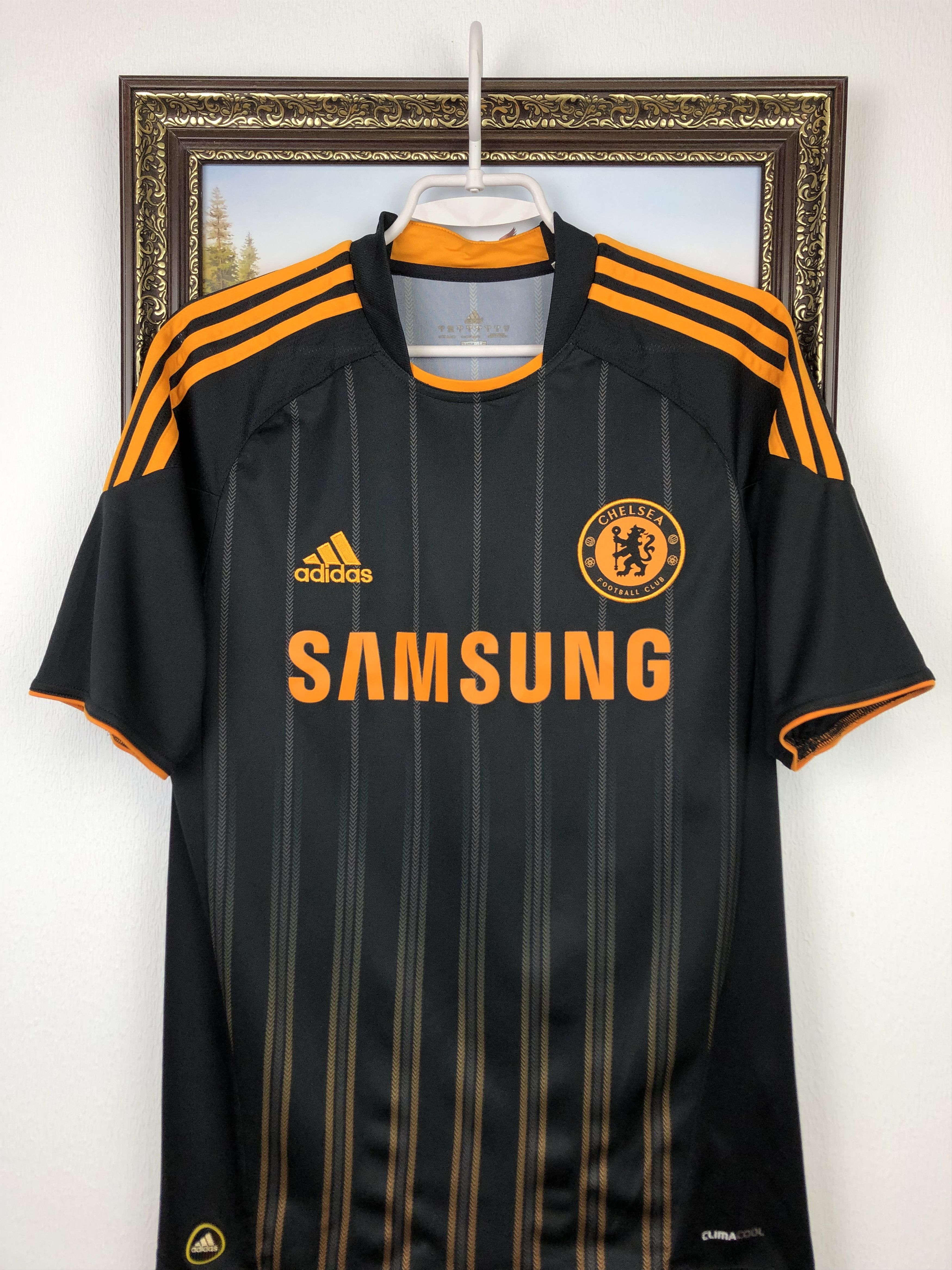 Adidas Chelsea Away football shirt 2010 Soccer Adidas Jersey Trikot Size US S / EU 44-46 / 1 - 2 Thumbnail