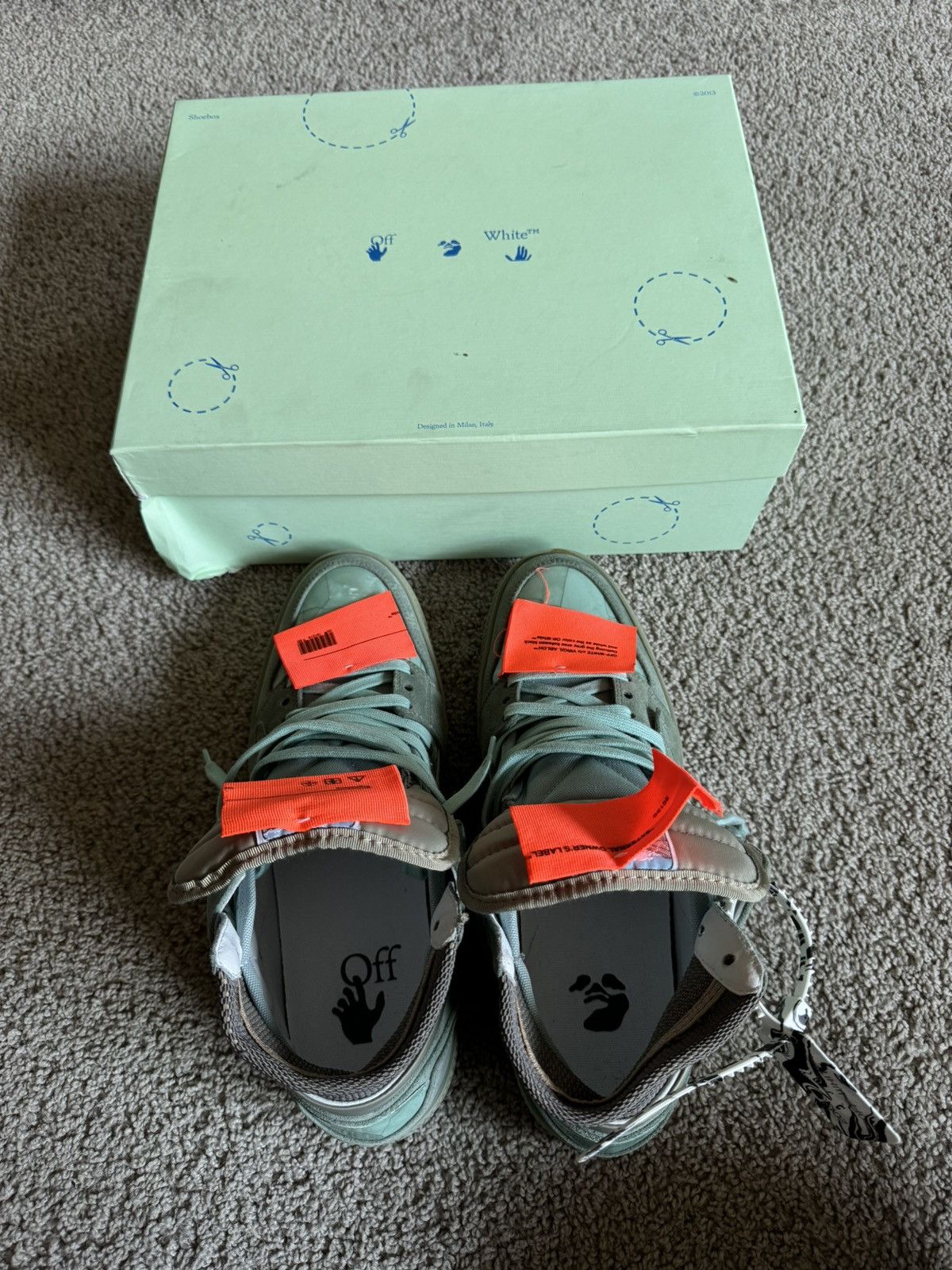 Designer × Off-White Off-White Off-Court High ‘Mint Green’ Size 12 Size US 12 / EU 45 - 4 Thumbnail