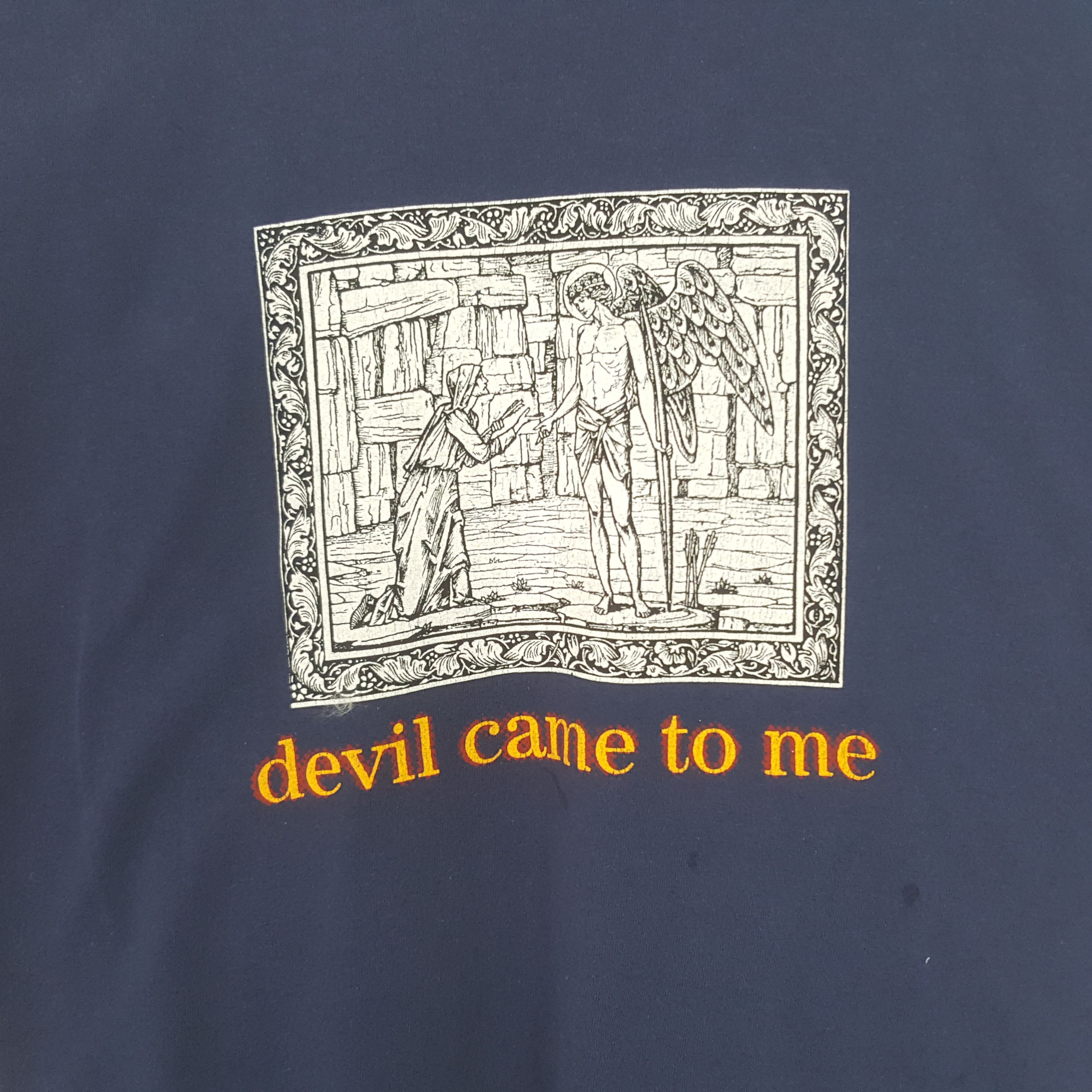 Band Tees Vintage Devil Came To Me by Dover American Singer Tshirt Size US XL / EU 56 / 4 - 4 Thumbnail
